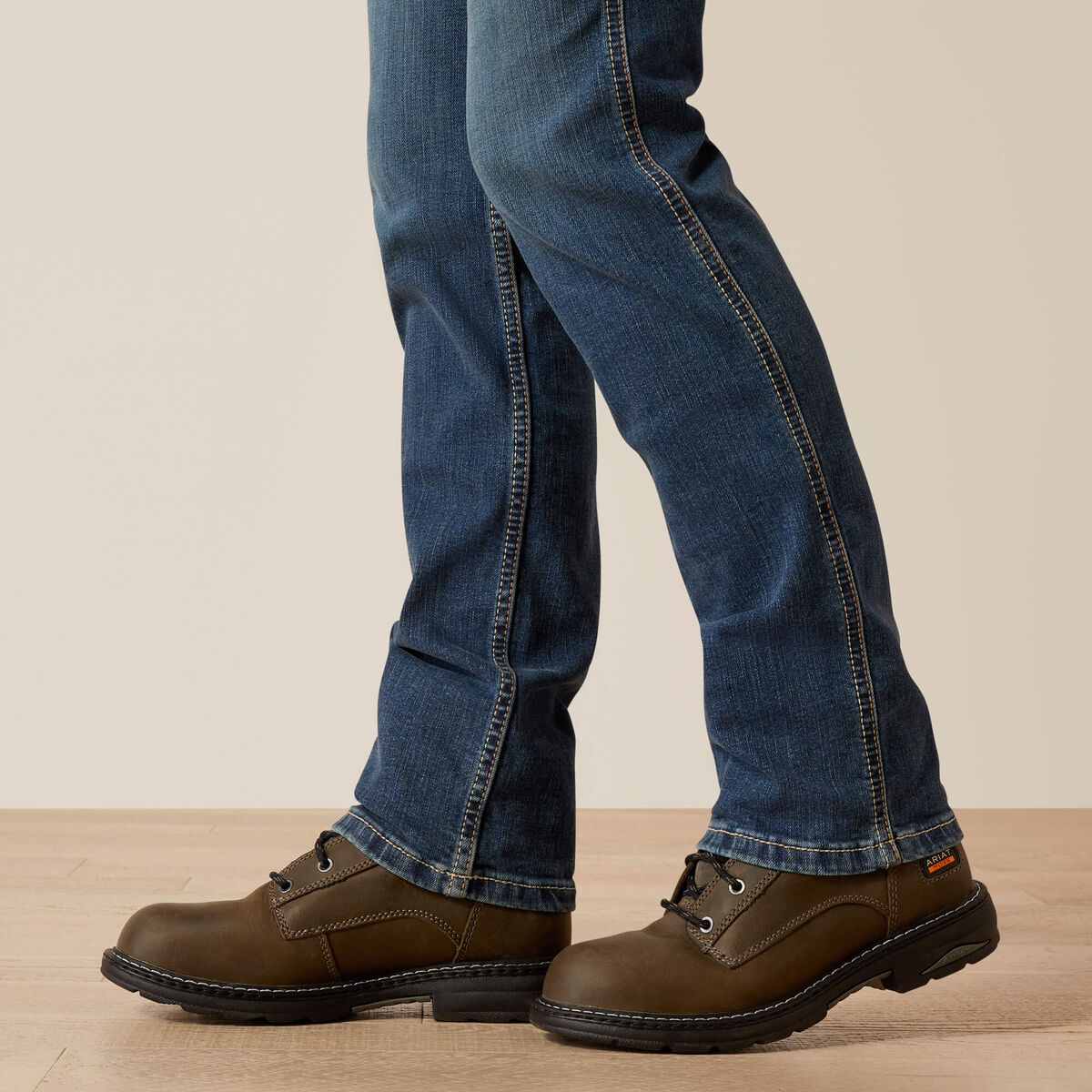 Rebar High Rise Riveter DuraStretch Straight Leg Jeans - La