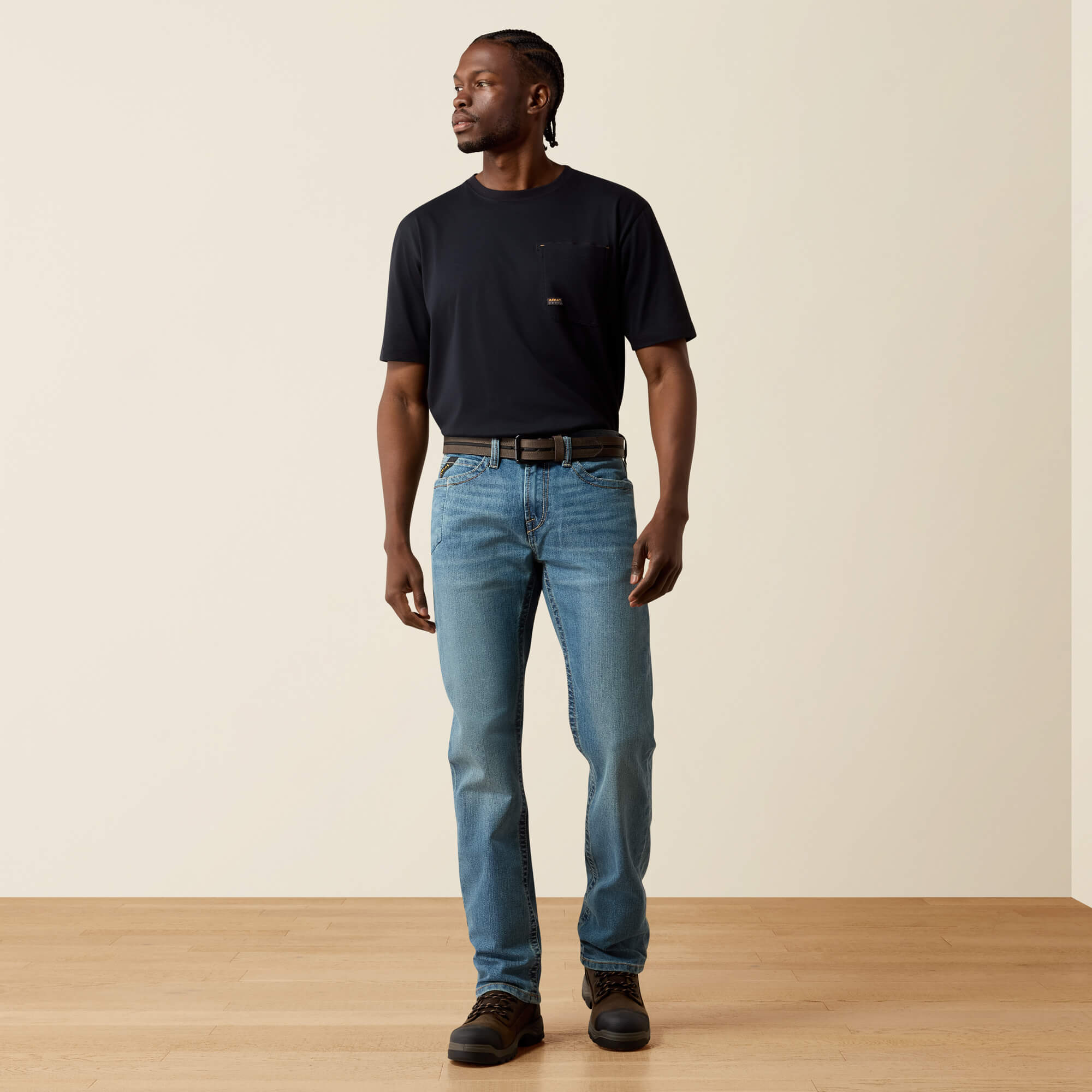 Rebar M7 Slim Rail DuraStretch Straight Leg Jeans Full - BREAKER