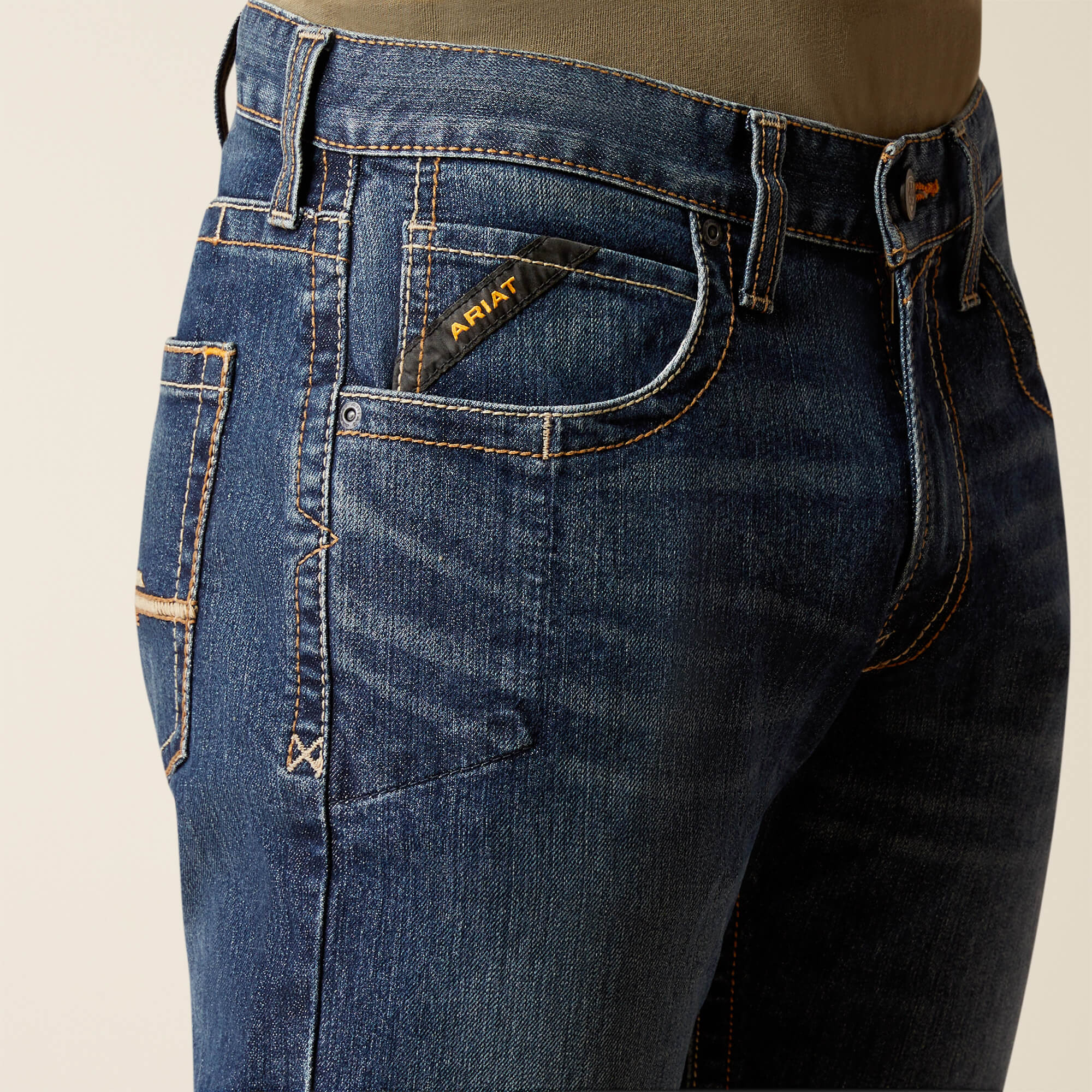Rebar M5 Straight Rail DuraStretch Straight Leg Jeans 02 - ENCINITAS