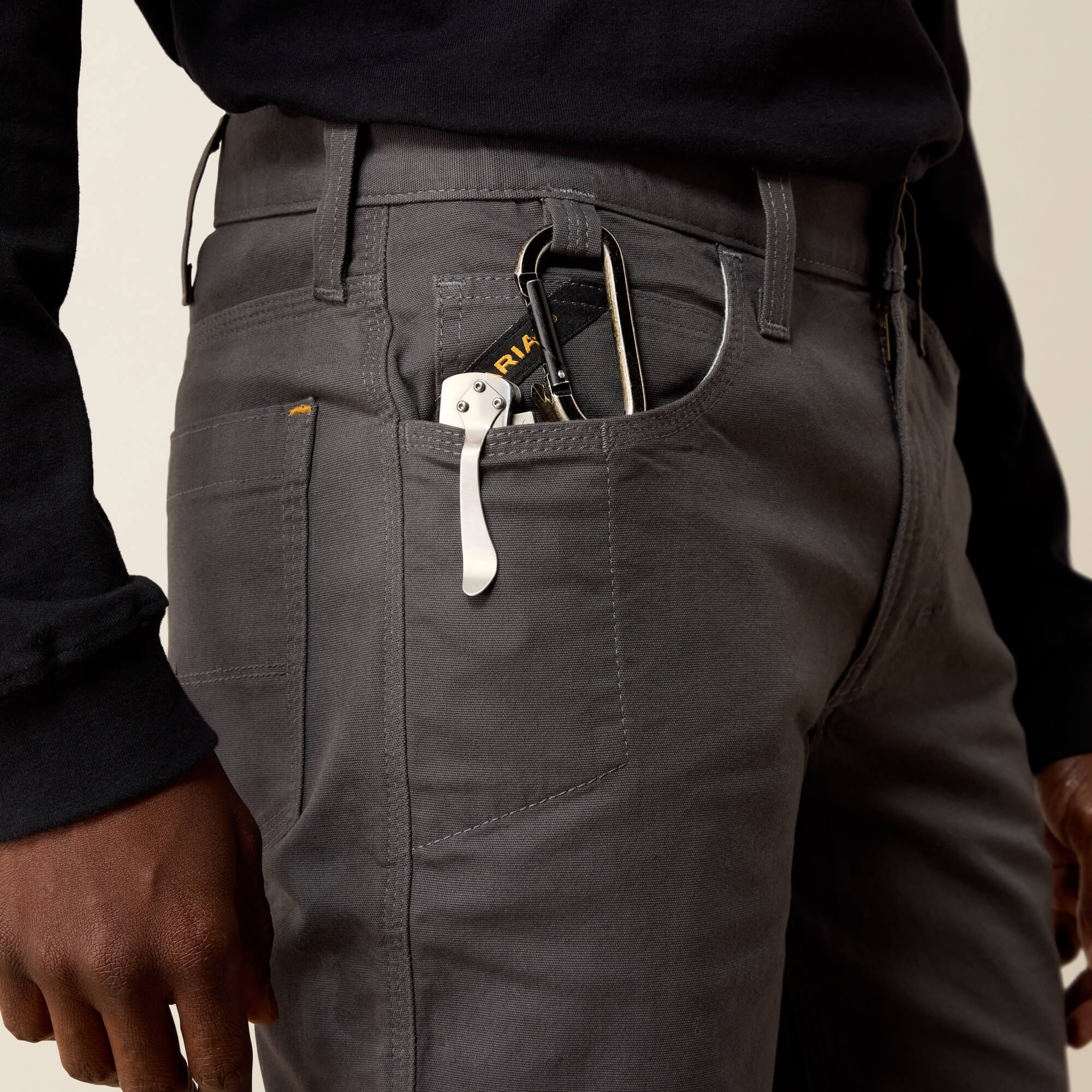 Rebar M5 Straight DuraStretch Made Tough Straight Pant 02 - REBAR GREY