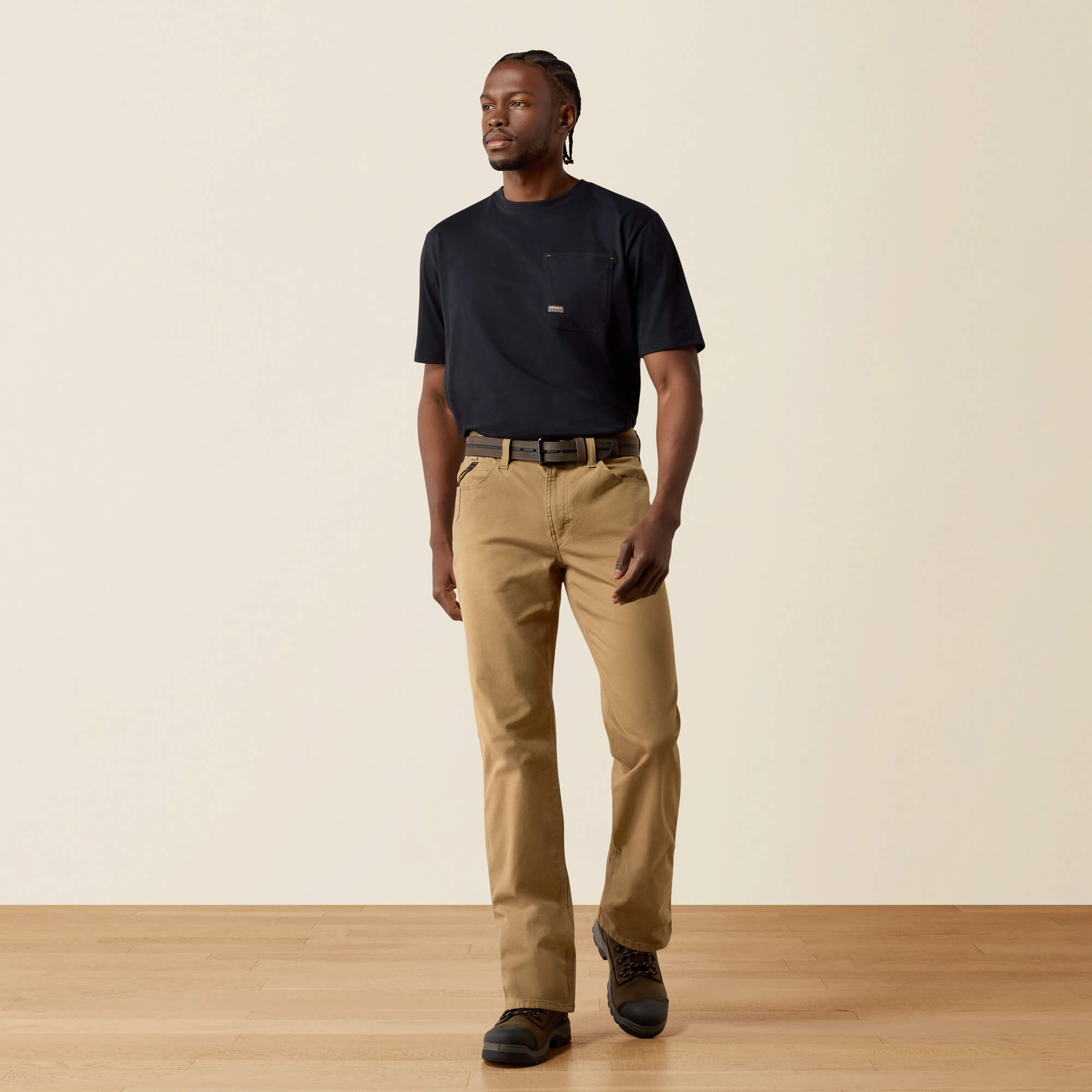 Rebar M5 Straight DuraStretch Made Tough Straight Pant Full - FIELD KHAKI