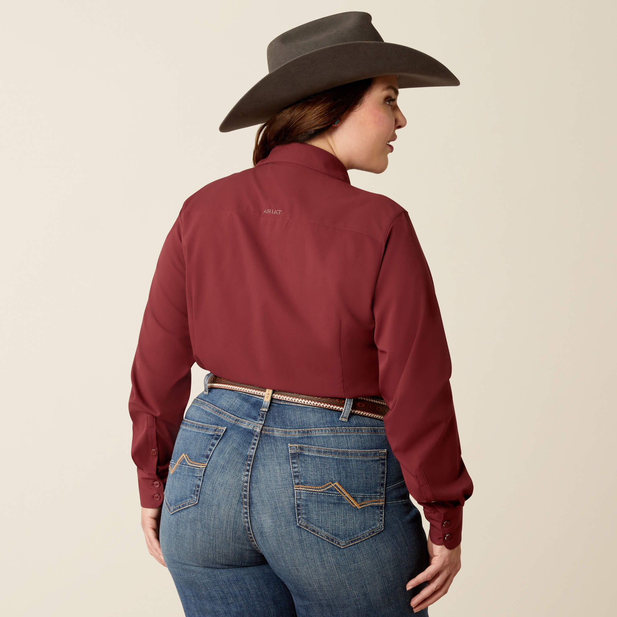 Kirby Pro Shirt Back Plus - TAWNY PORT