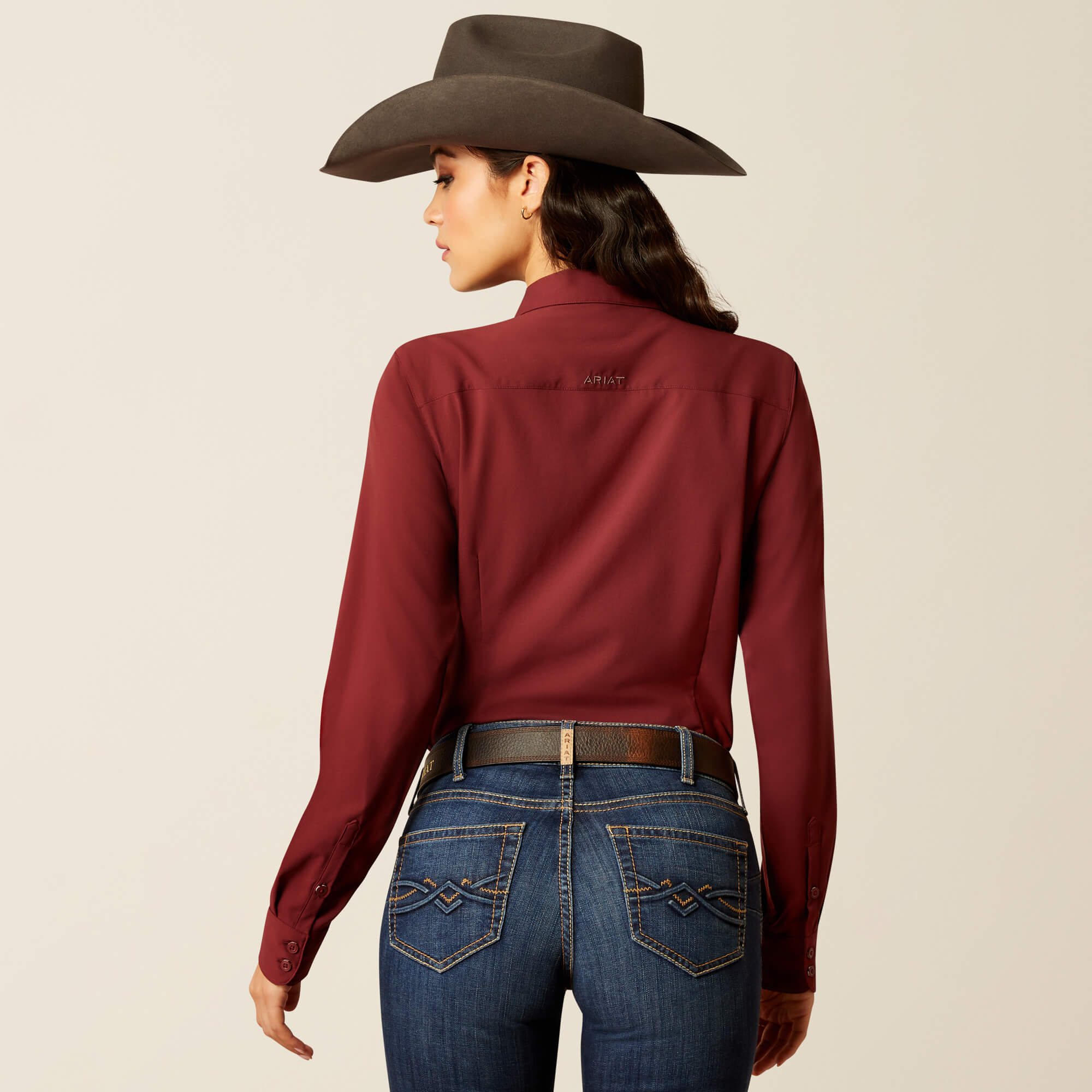Kirby Pro Shirt Back - TAWNY PORT