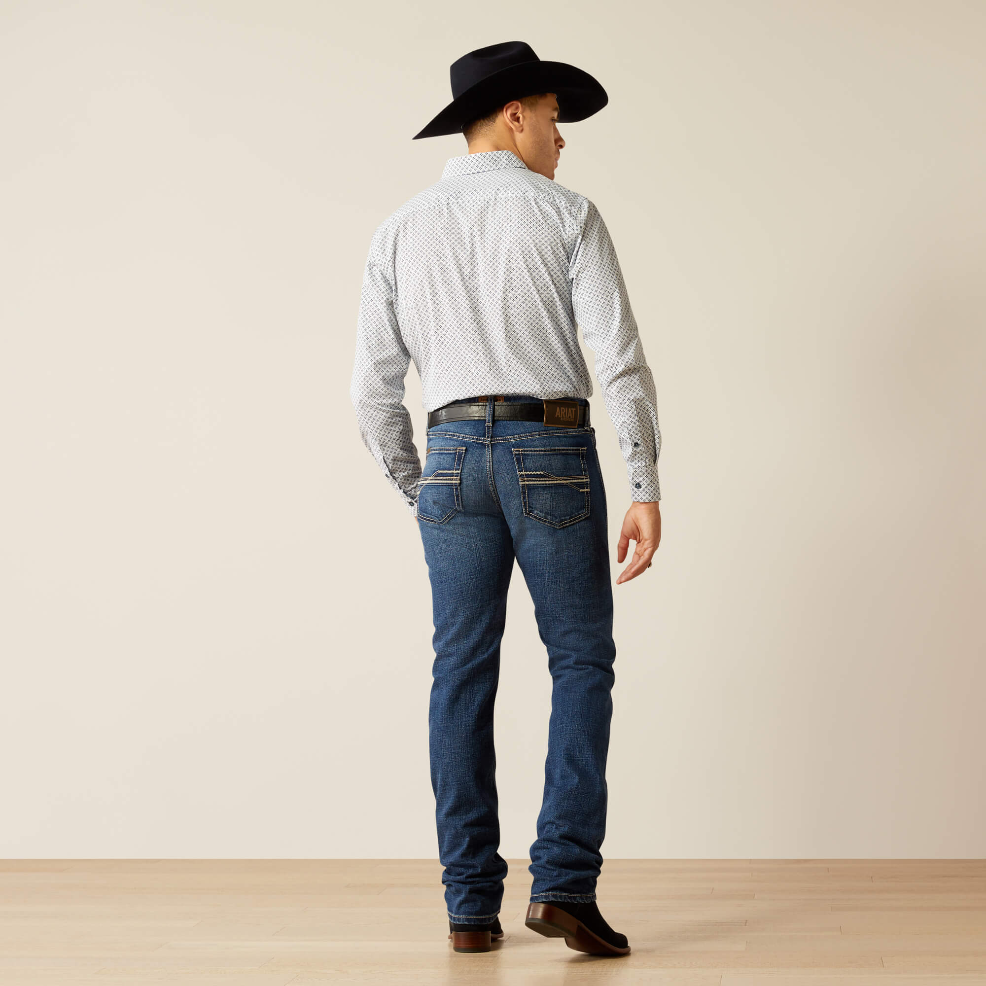 M8 Modern Ashton Straight Leg Jeans Back - CHAMP