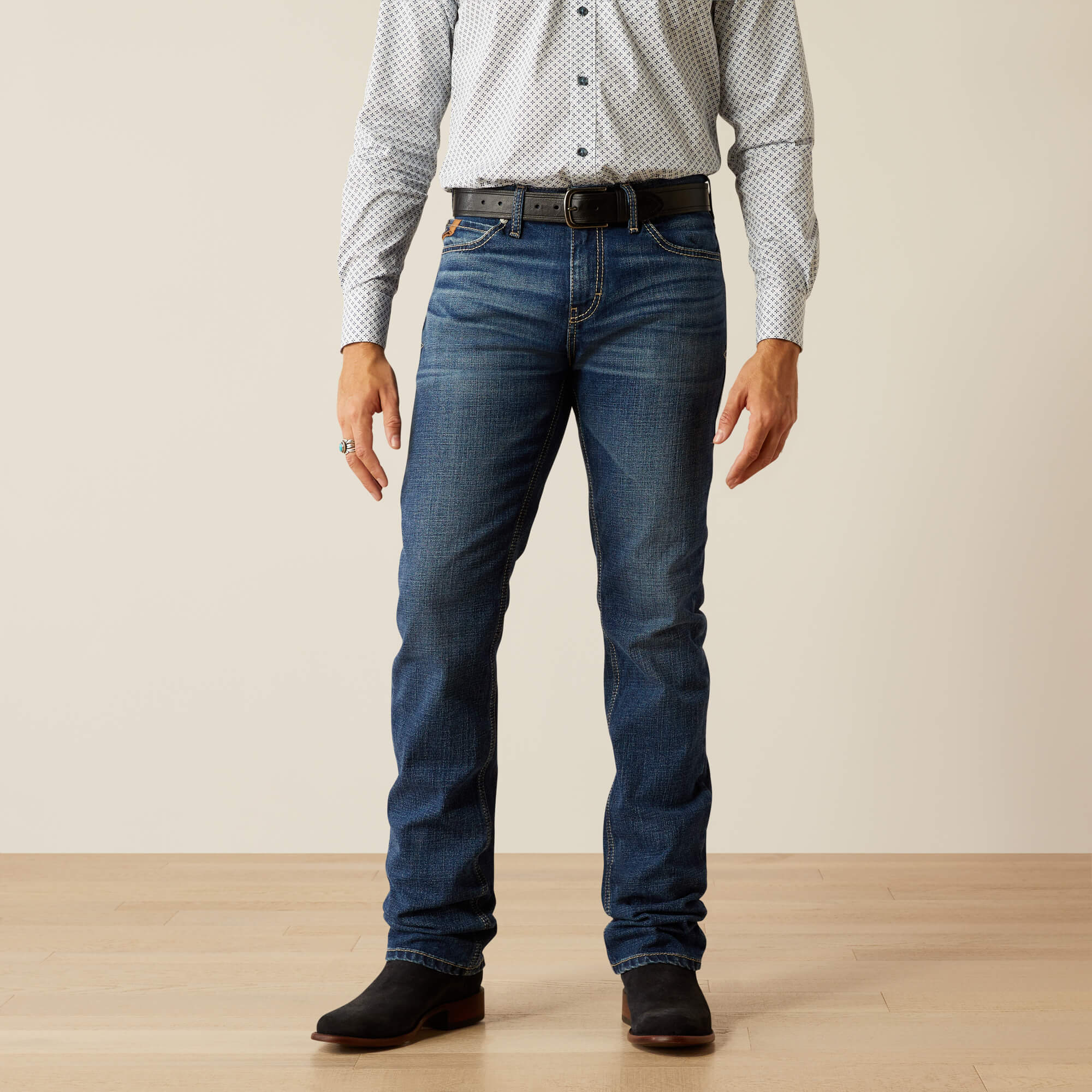 M8 Modern Ashton Straight Leg Jeans Front - CHAMP