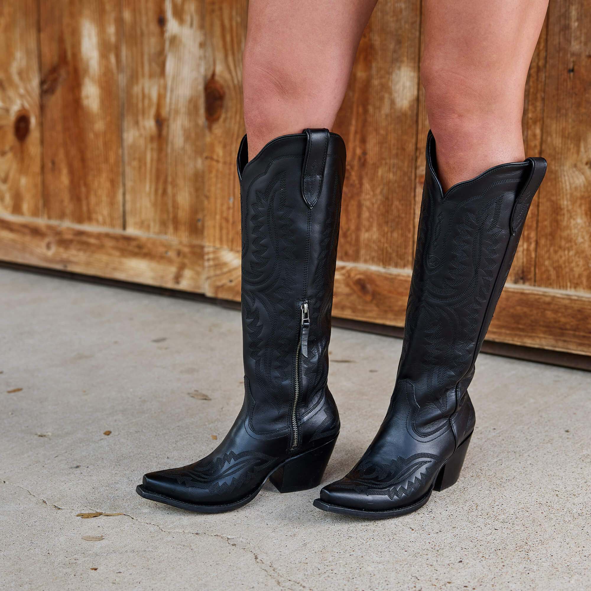 Casanova X Toe Western Boot Lifestyle - OBSIDIAN