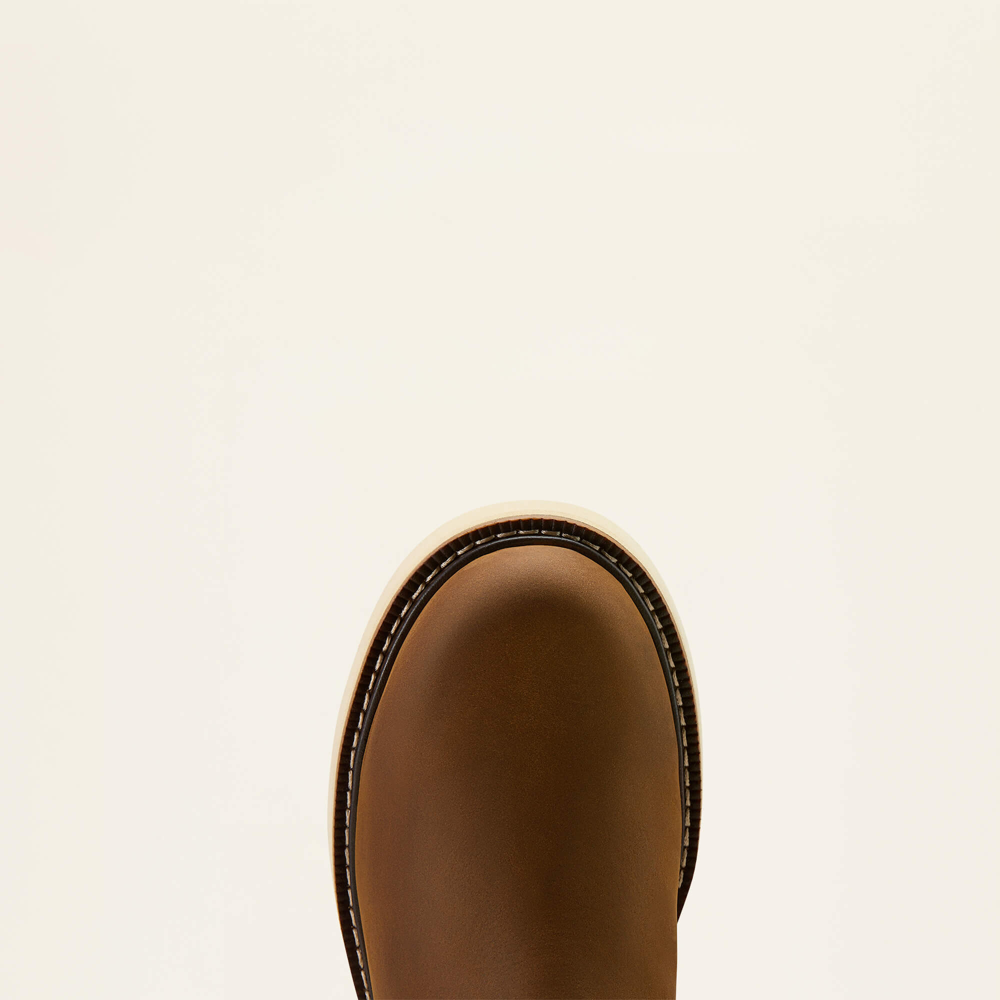 Rebar Wedge Chelsea Waterproof Work Boot Toe - DISTRESSED BROWN