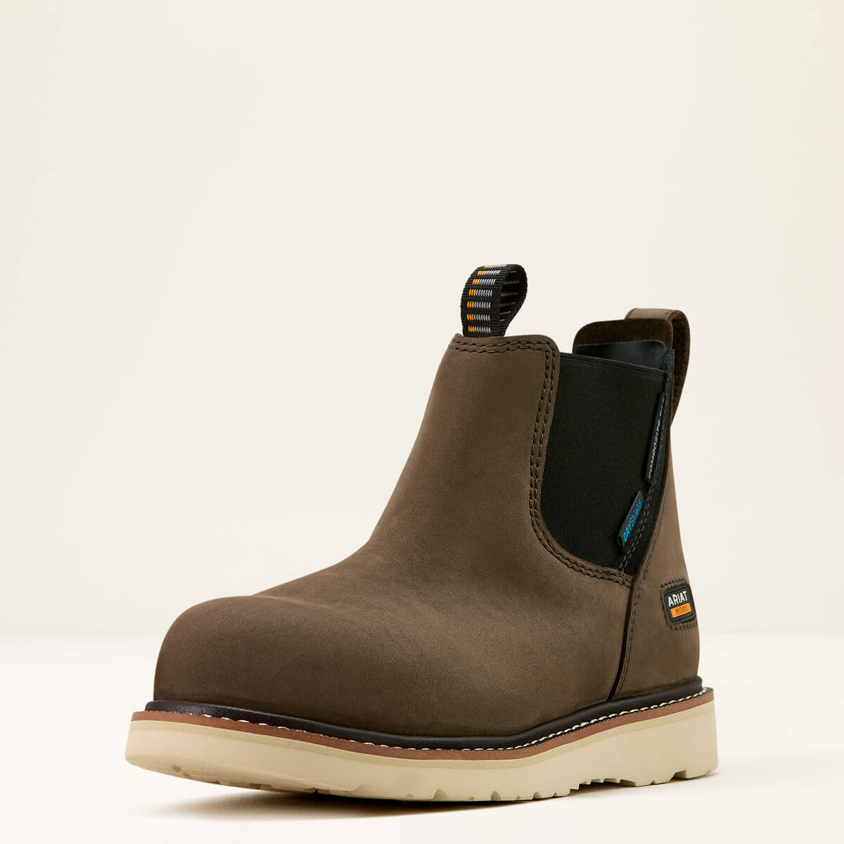 Rebar Wedge Chelsea Waterproof Composite Toe Work Boot - Grey