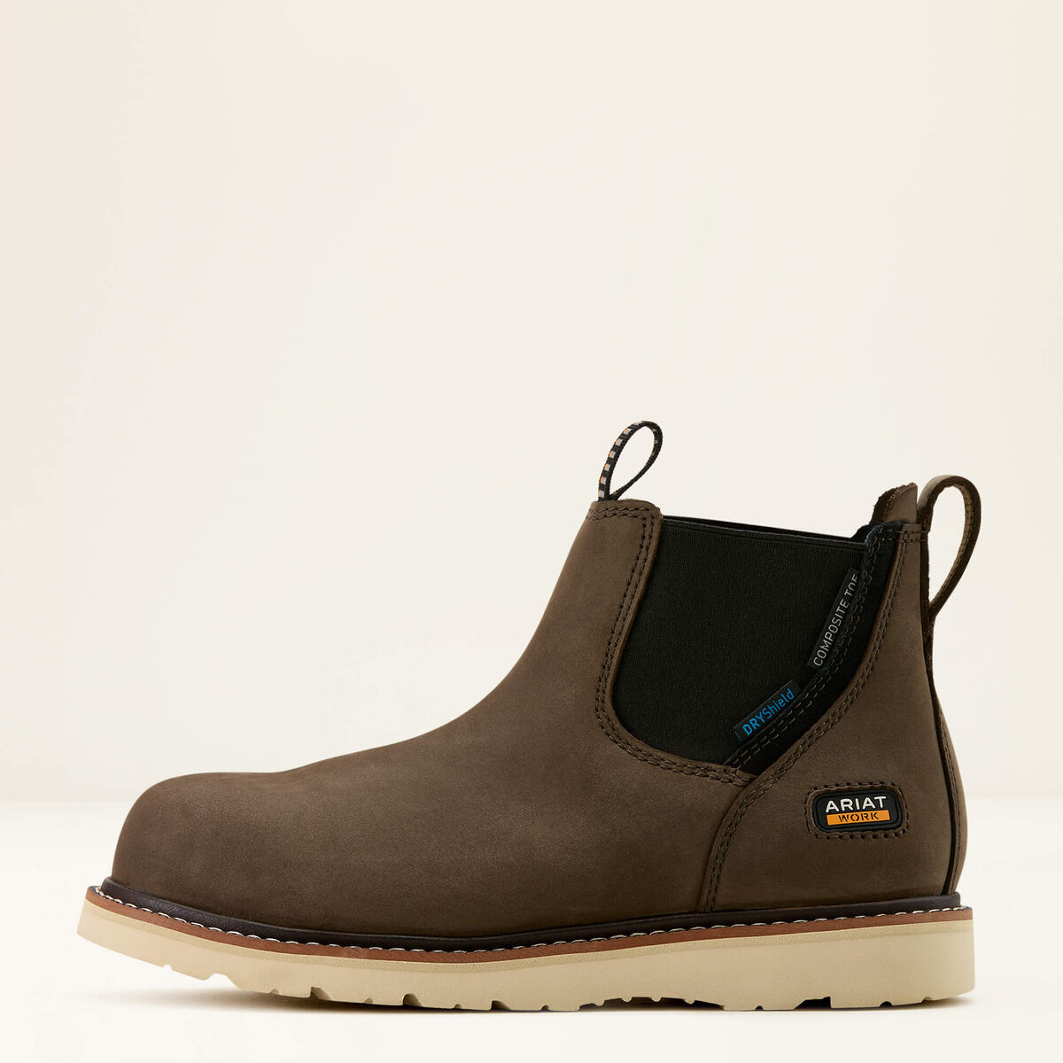 Rebar Wedge Chelsea Waterproof Composite Toe Work Boot - Grey