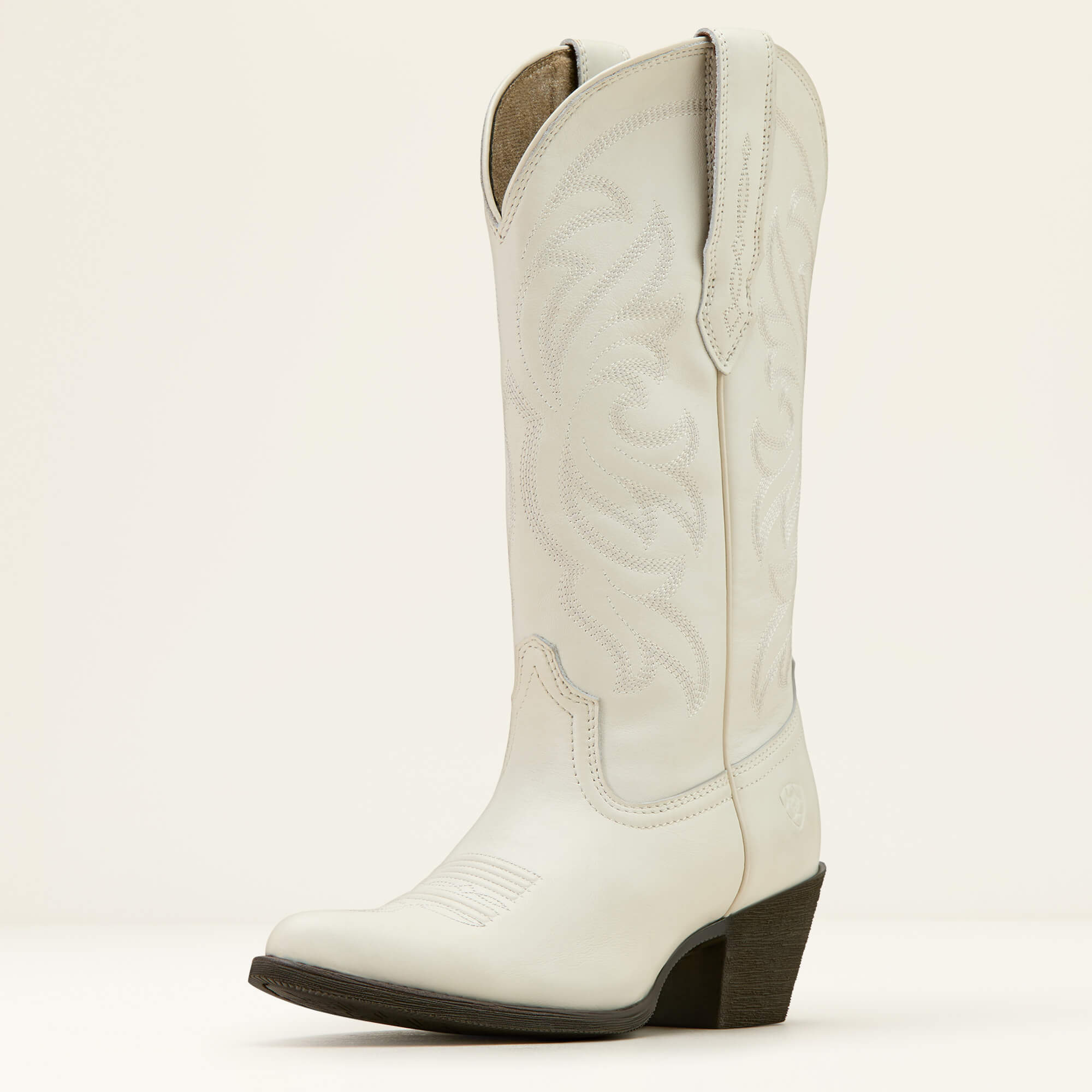 Heritage J Toe Western Boot 3-4 Front - RICH CREAM