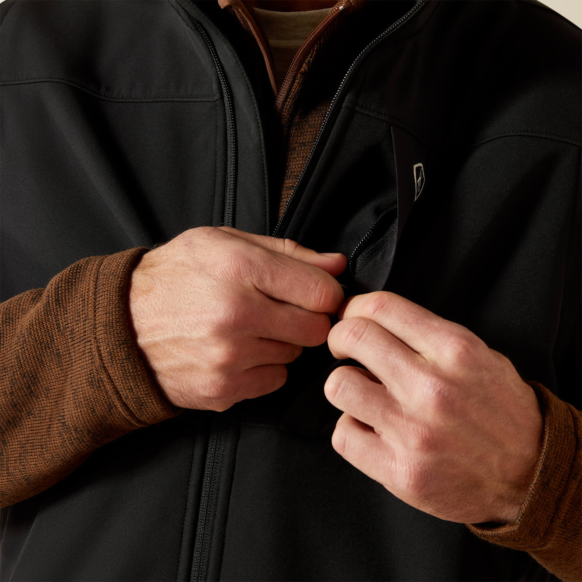 Vernon Softshell Vest 01 - BLACK