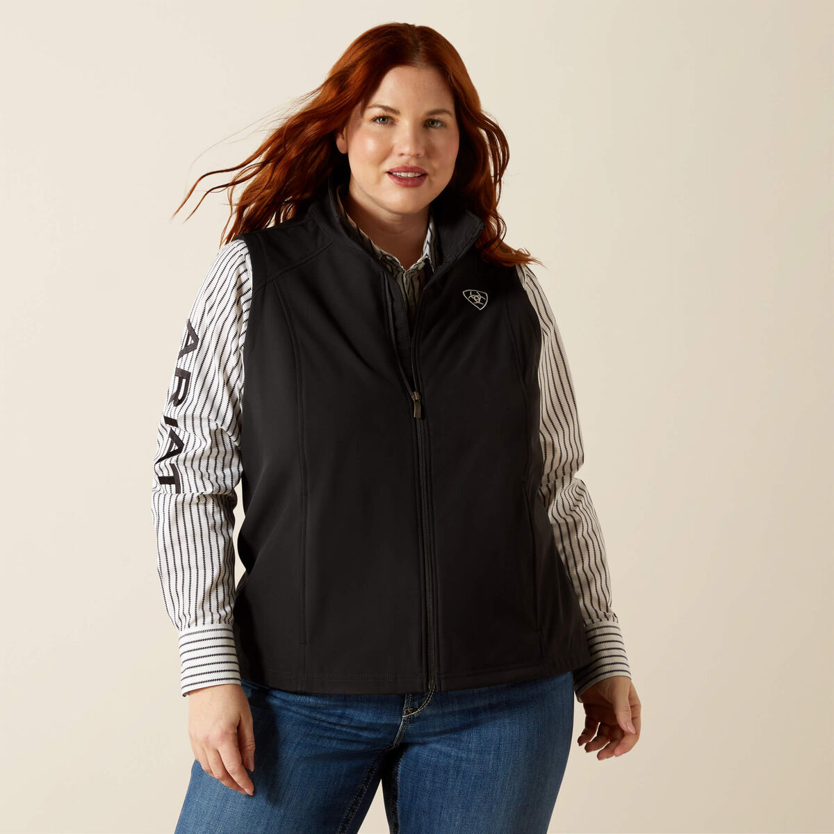 Ariat Logo Softshell Vest - Black
