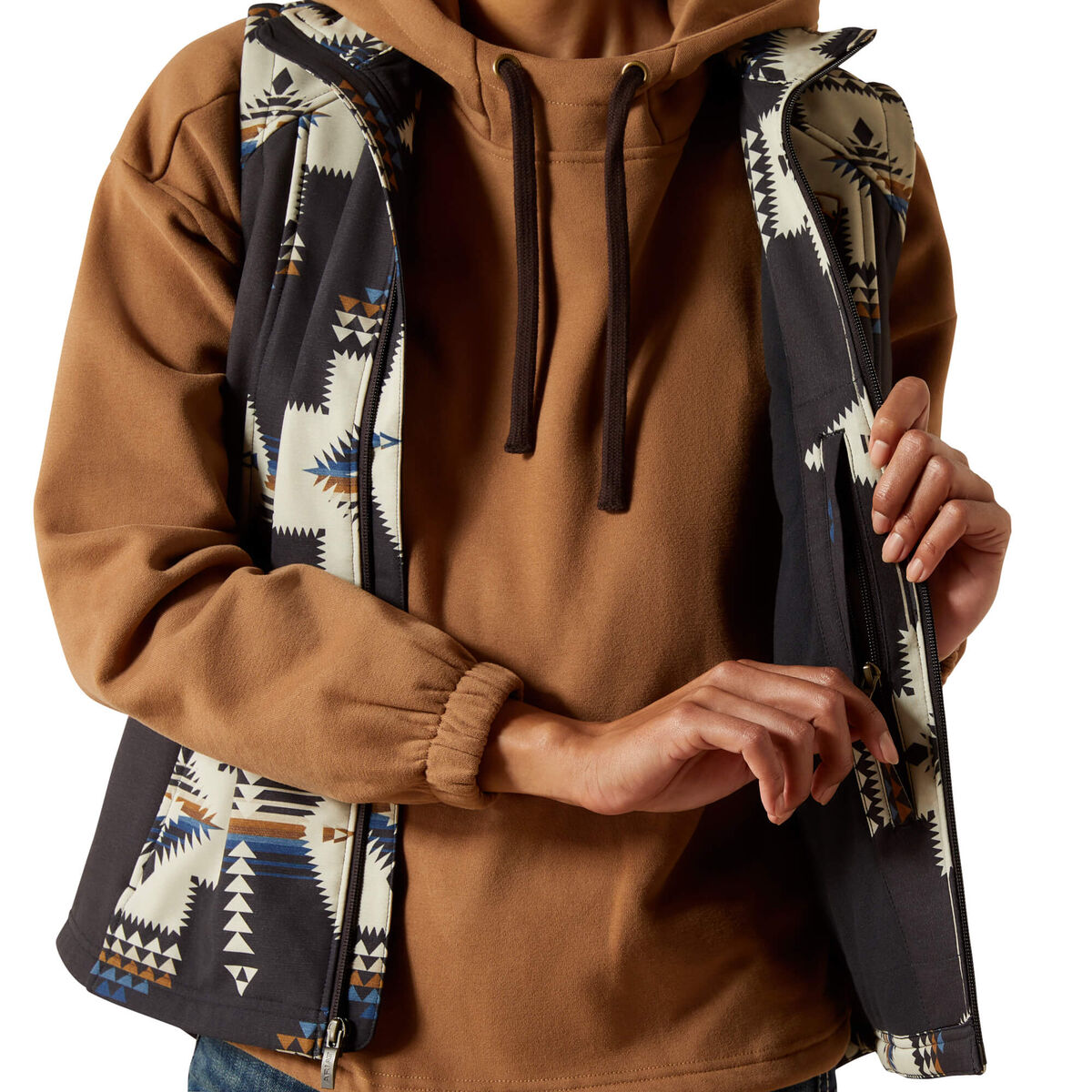 Ariat Logo Softshell Print Vest - Faded