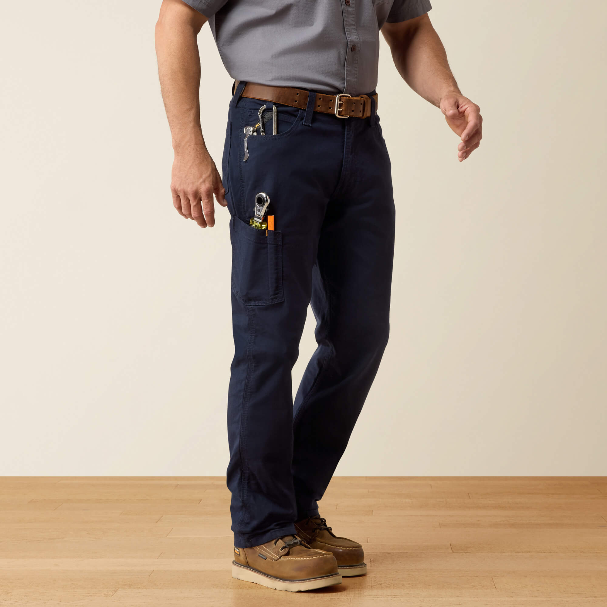Rebar M4 Relaxed Made Tough DuraStretch Straight Leg Pants 01 - DARK NAVY