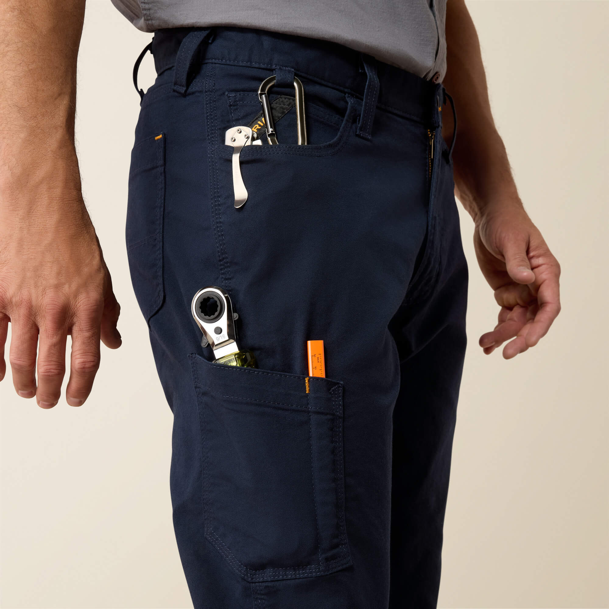 Rebar M4 Relaxed Made Tough DuraStretch Straight Leg Pants 02 - DARK NAVY