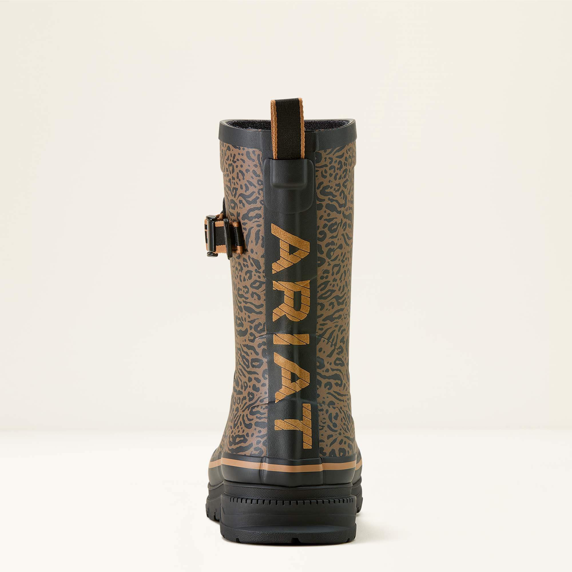 Kelmarsh Mid Rubber Boot Heel - OCELOT PRINT