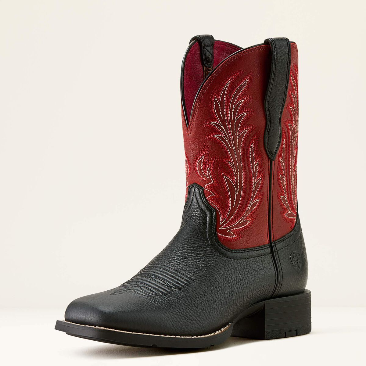 Round Up Filly Wide Square Toe Western Boot - Sorrel