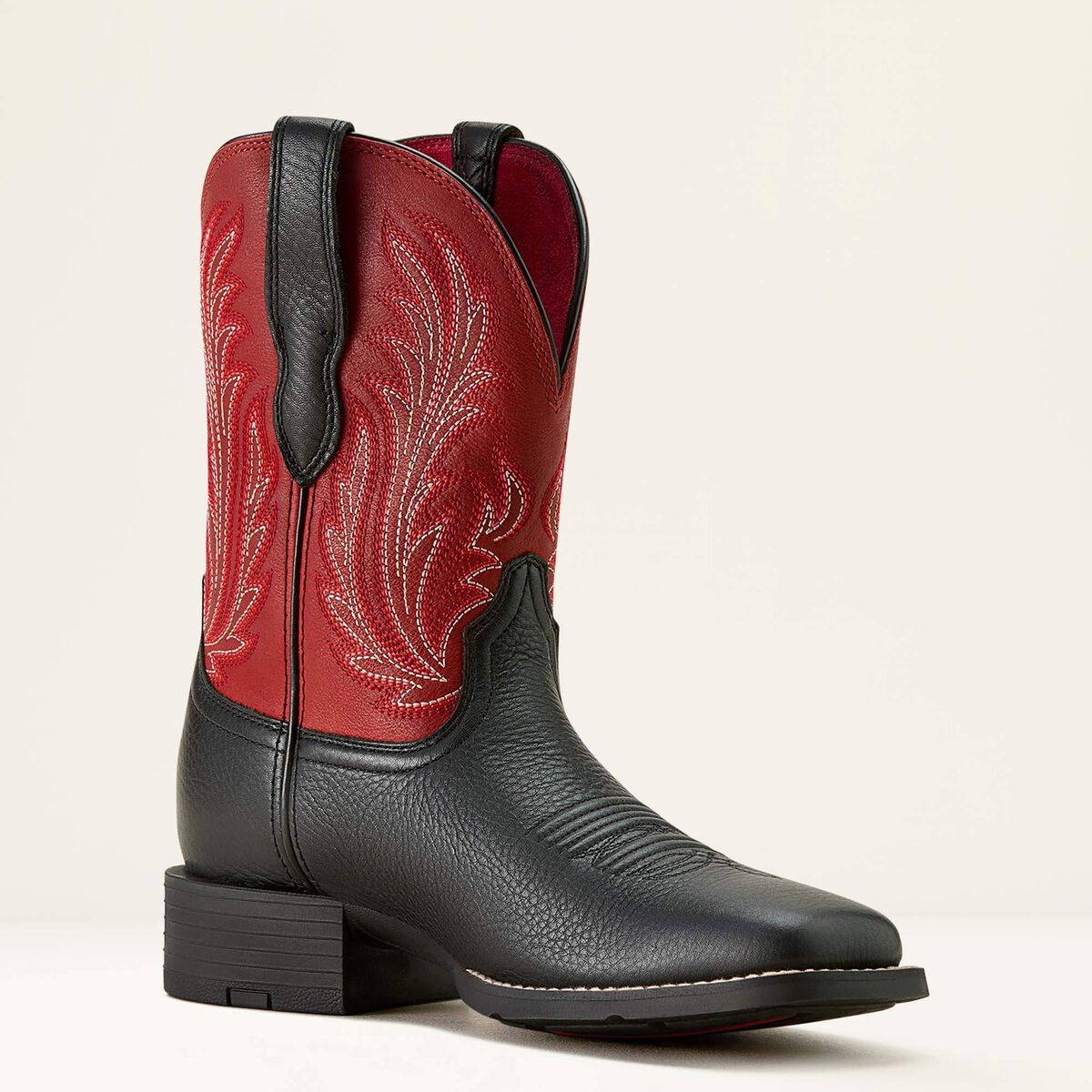 Round Up Filly Wide Square Toe Western Boot - Sorrel