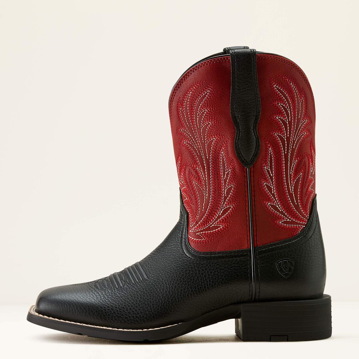 Round Up Filly Wide Square Toe Western Boot - Sorrel