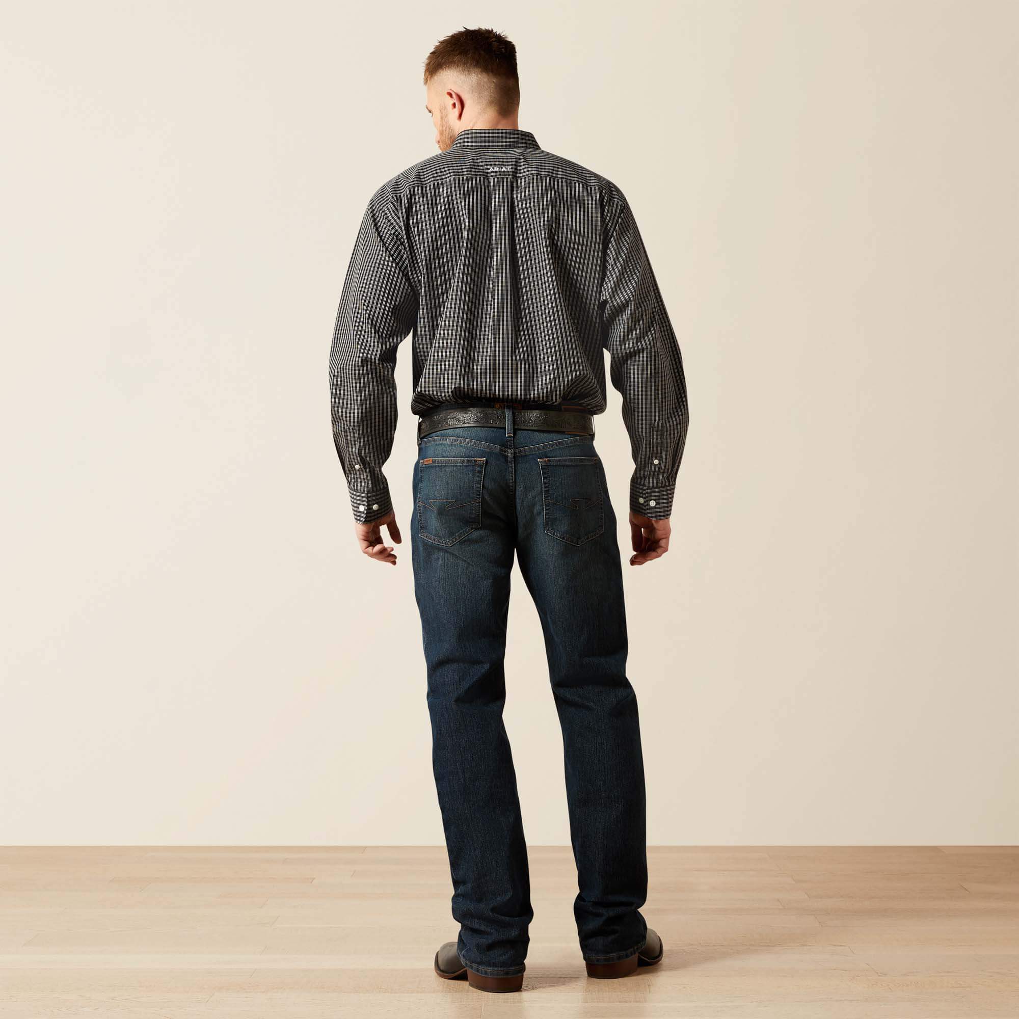 M4 Relaxed Elias Boot Cut Jean Back - ATLAS