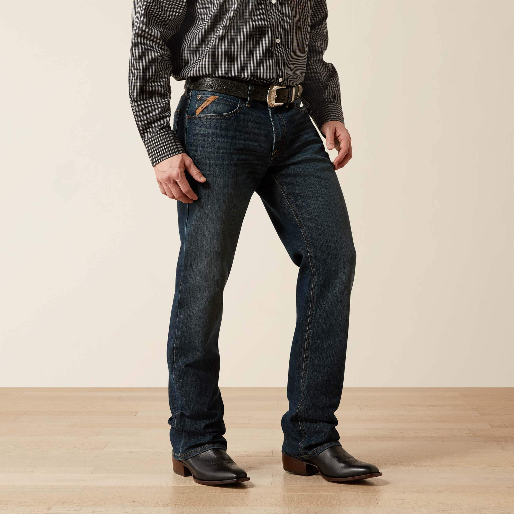 M4 Relaxed Elias Boot Cut Jean Front - ATLAS