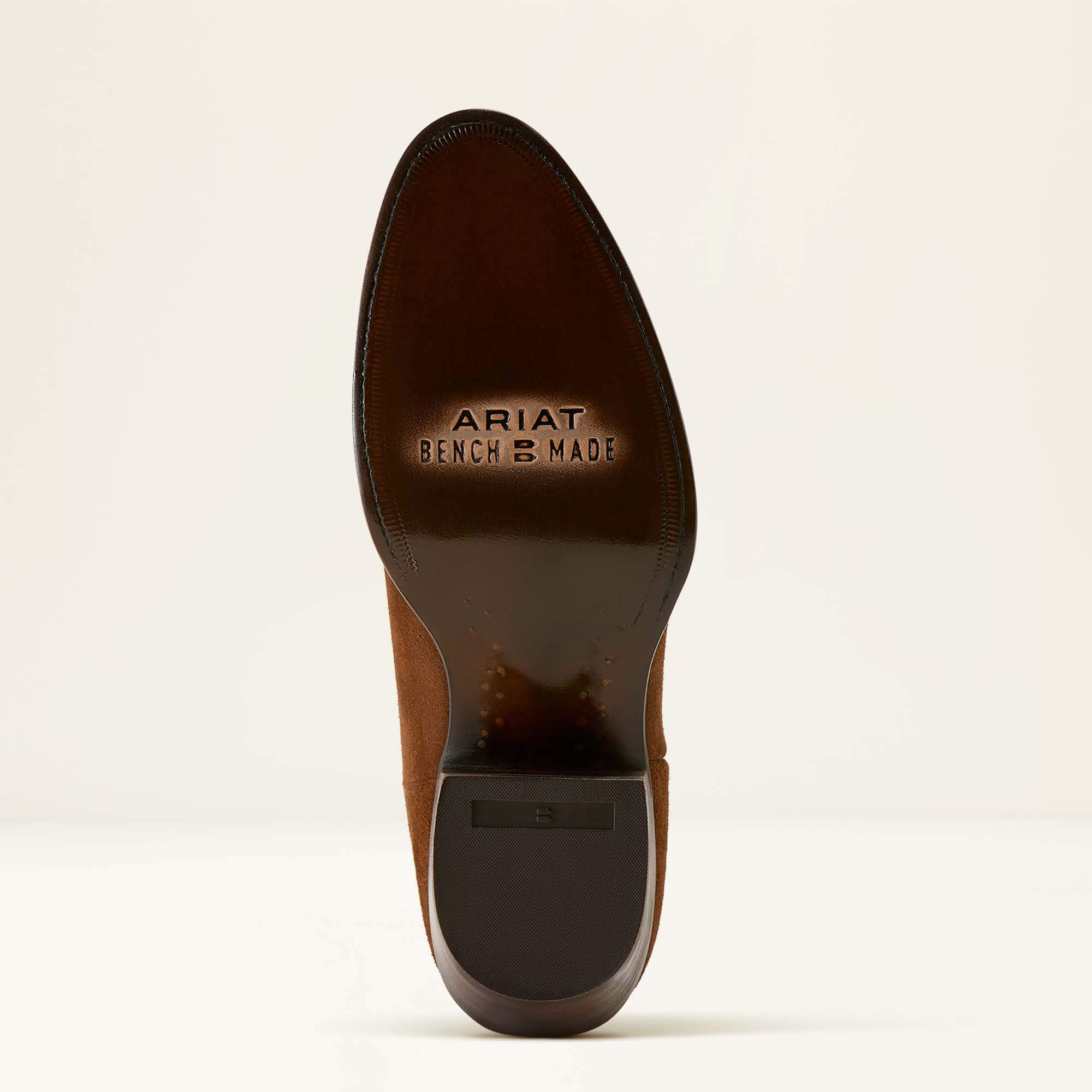 Bench Made Eleanor Almond Toe Chelsea Boot Sole - CHESTNUT SUEDE