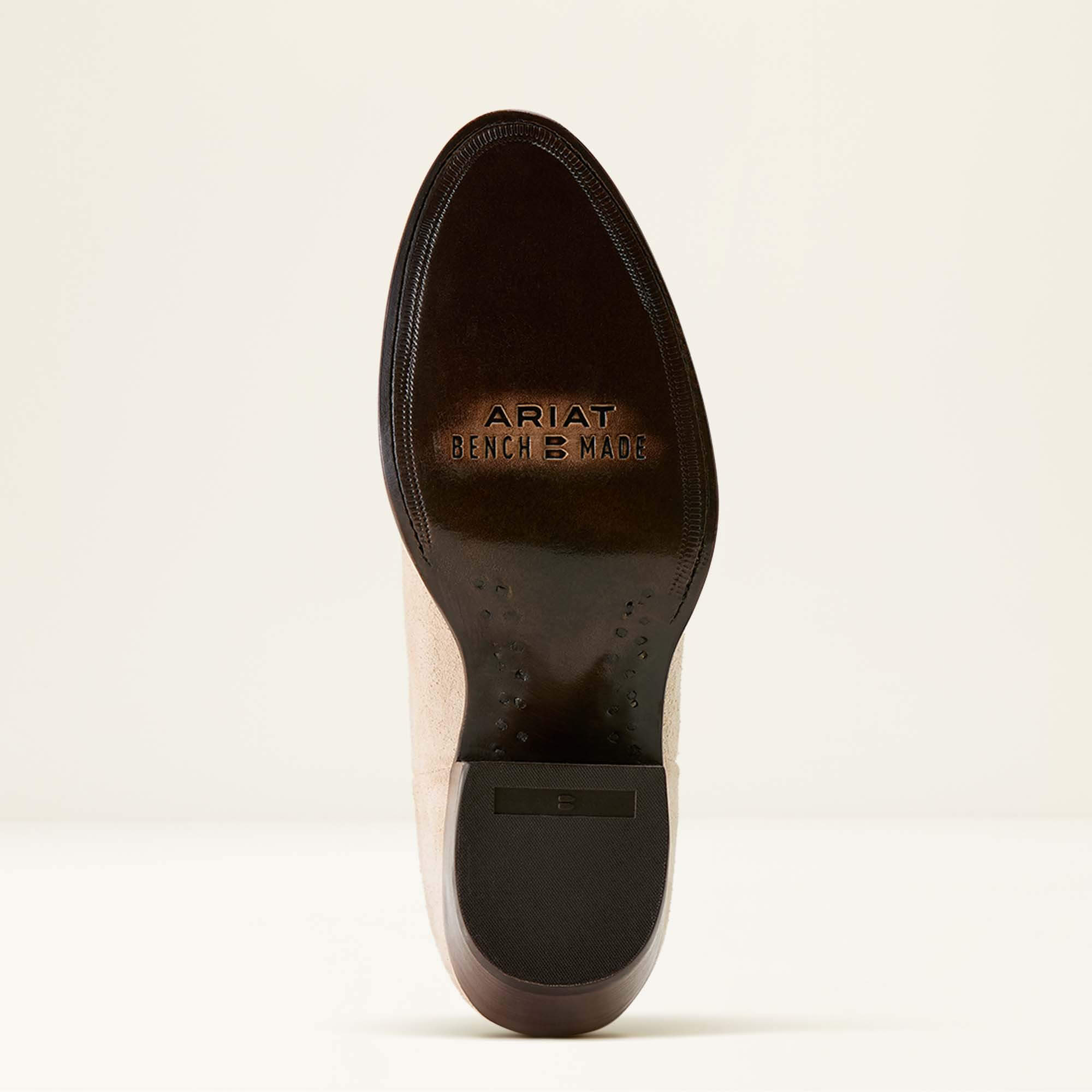 Bench Made Eleanor Almond Toe Chelsea Boot Sole - LIGHT FAWN SUEDE