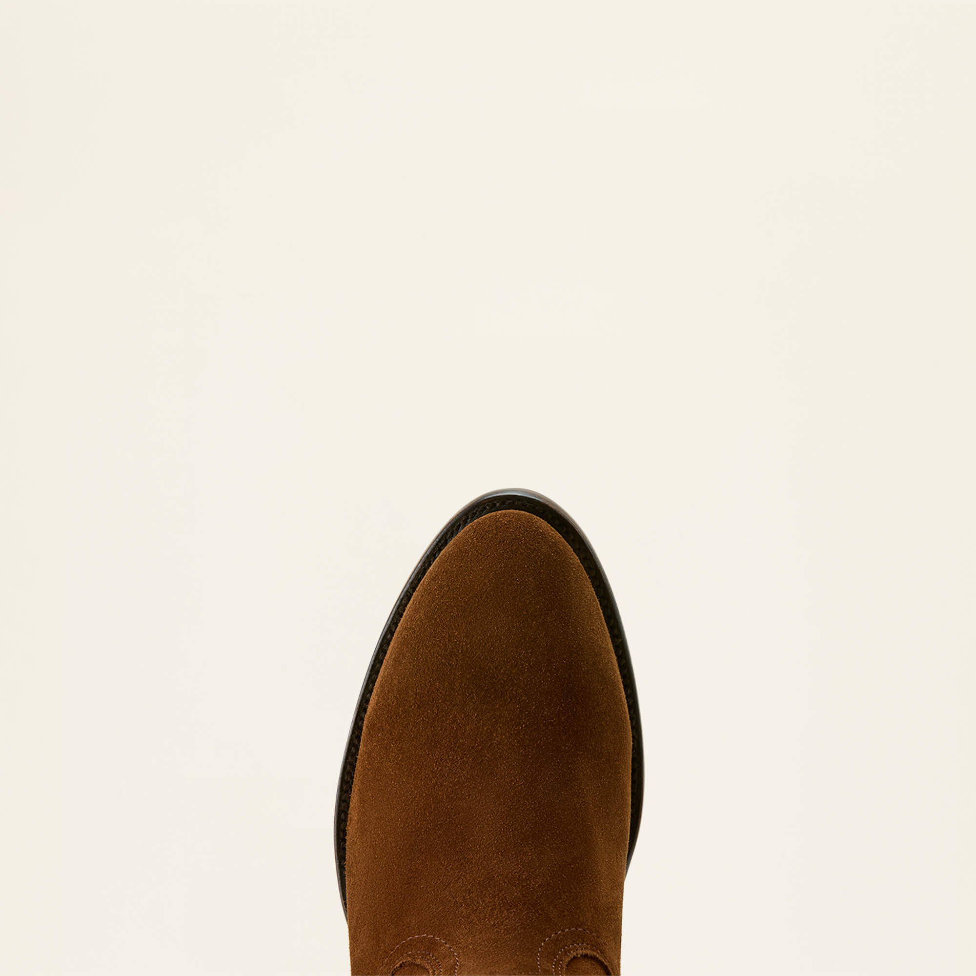 Bench Made Chaney Almond Toe Western Boot Toe - CHESTNUT SUEDE