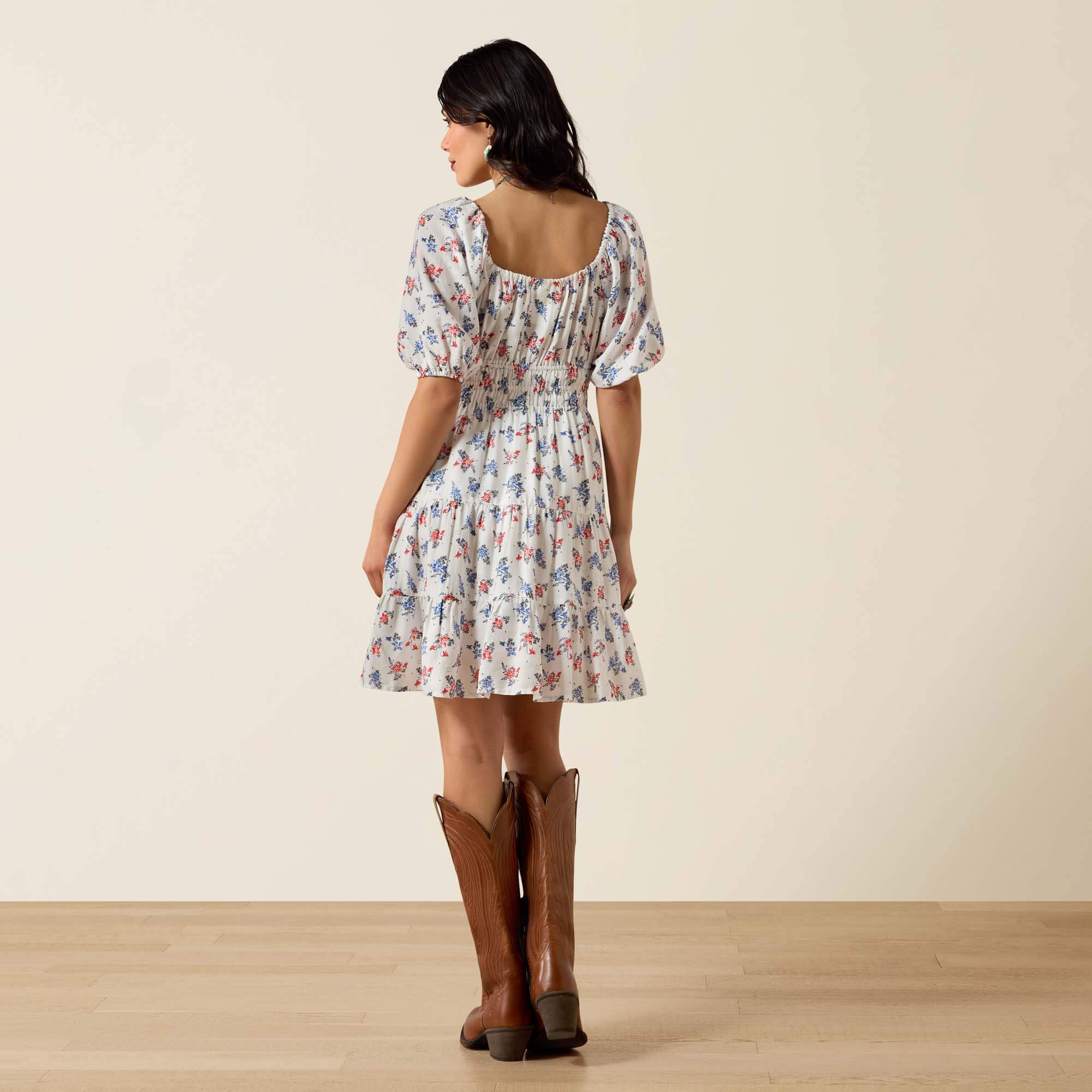 Juliet Dress Back - FLORAL PRINT