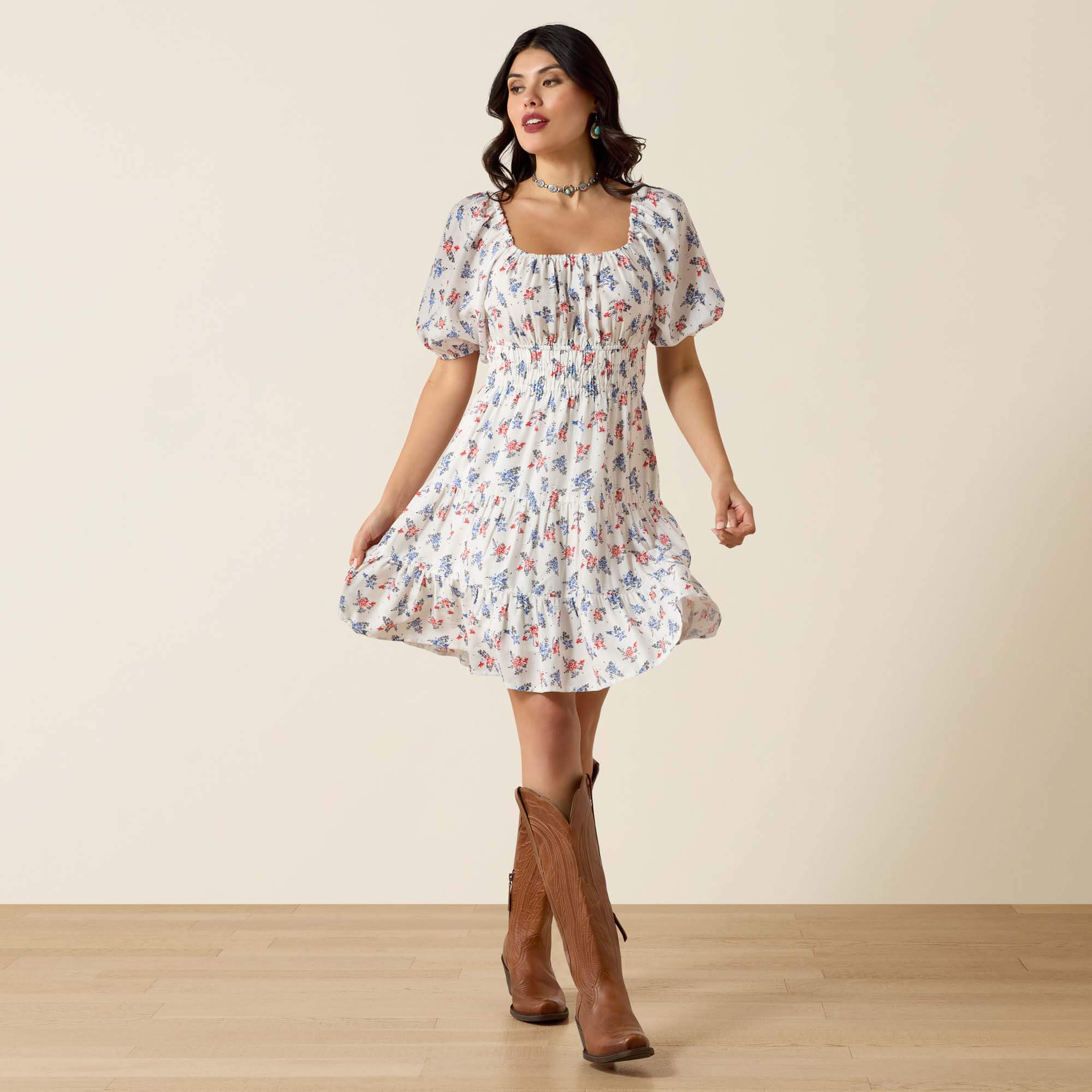 Juliet Dress Full - FLORAL PRINT
