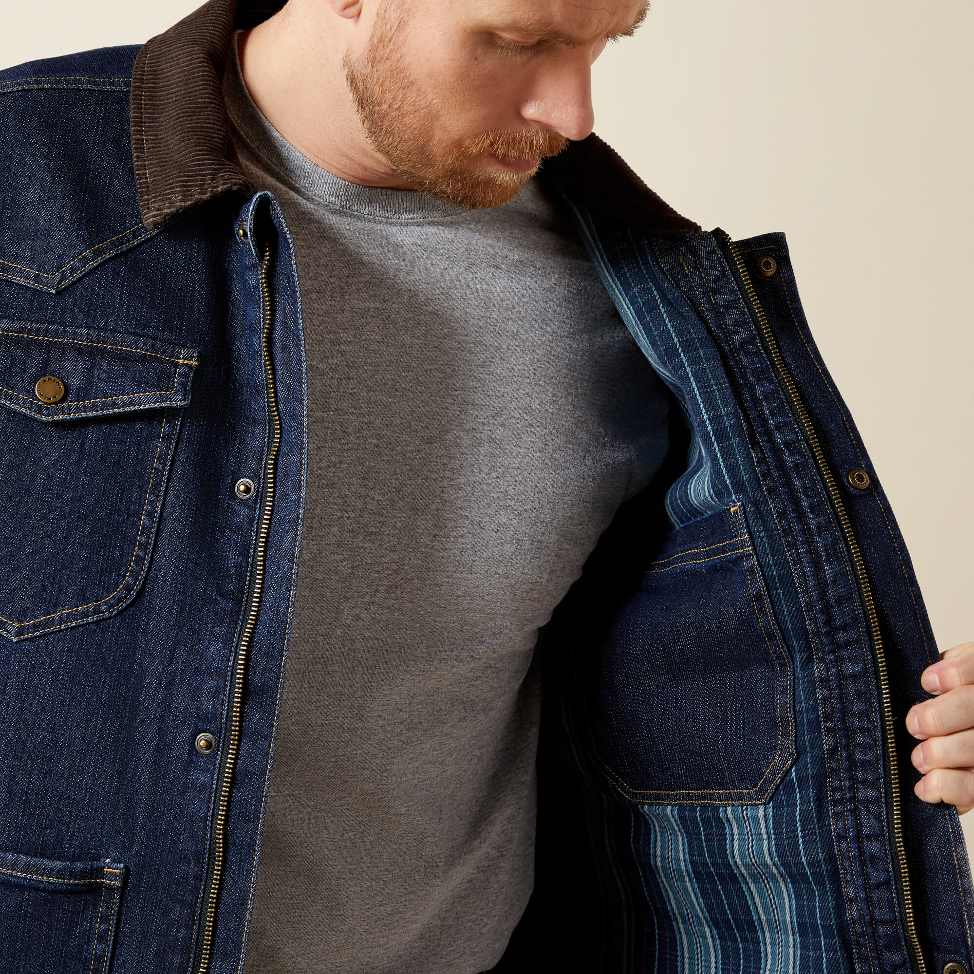 Denim Chore Jacket 01 - RINSE