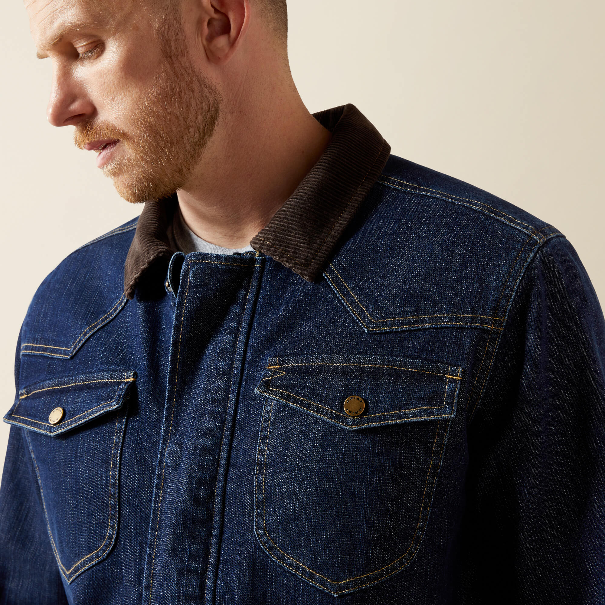 Denim Chore Jacket 02 - RINSE