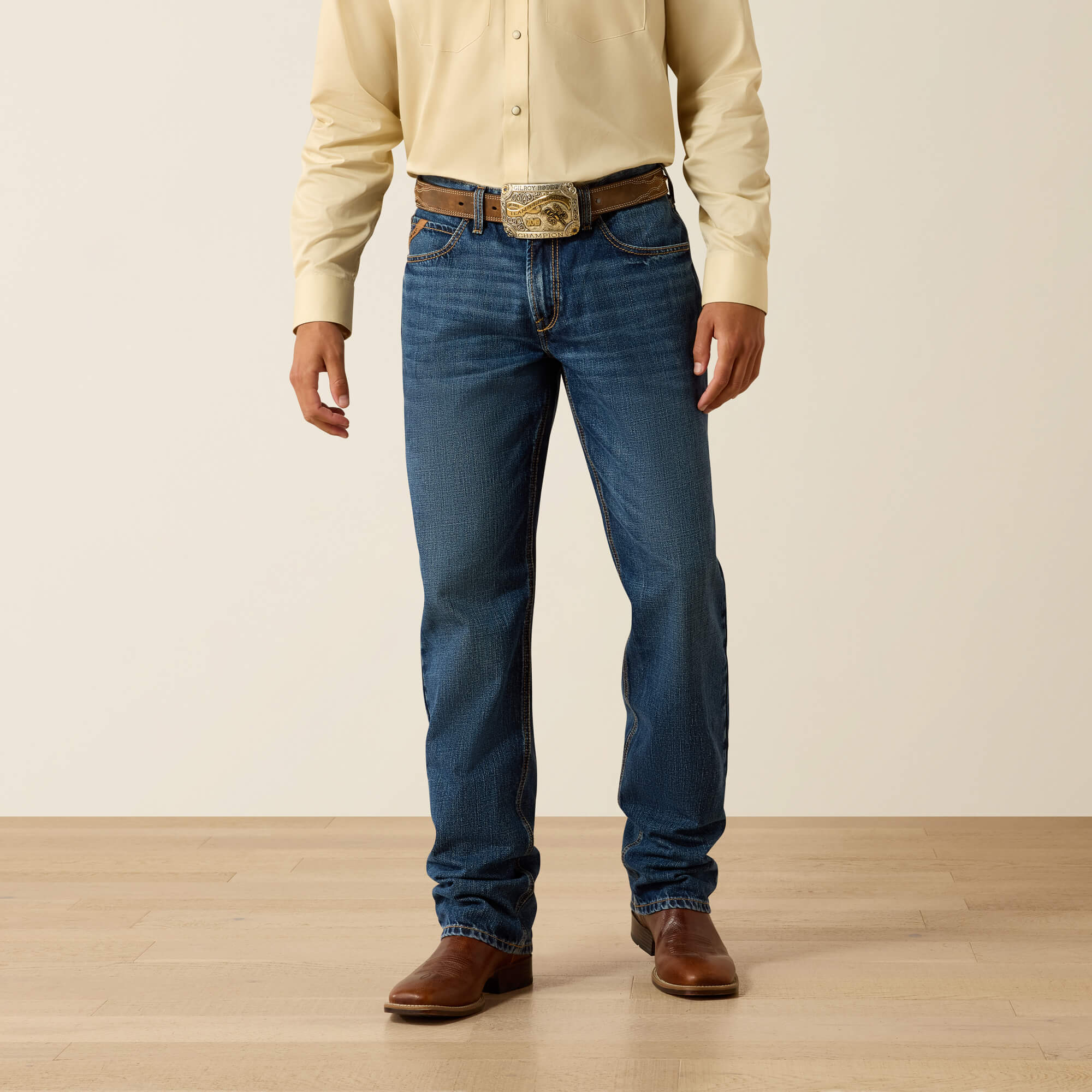M3 Loose Jesse Straight Leg Jeans Front - NEWTON