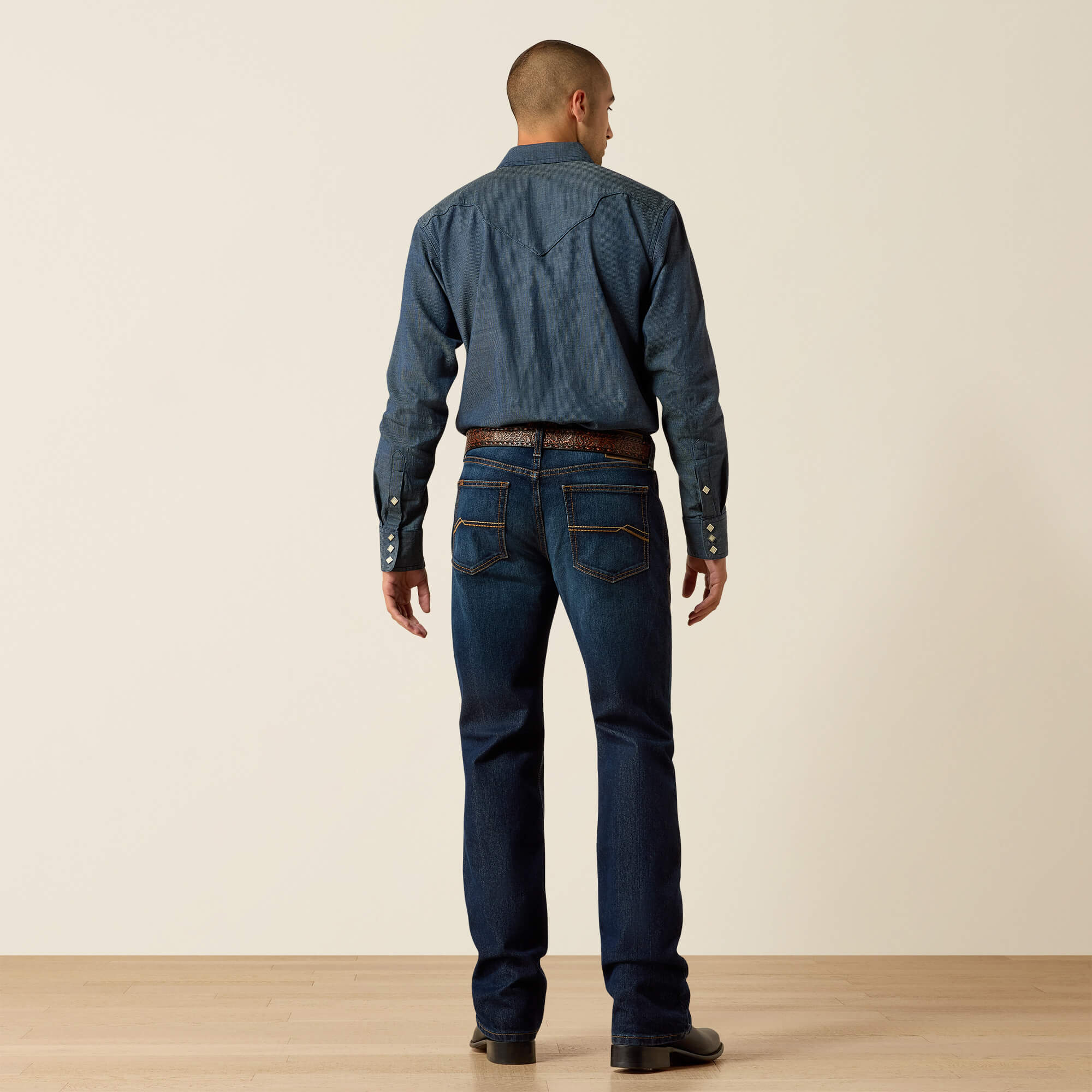 M4 Relaxed Darian Boot Cut Jeans Back - SULLIVAN