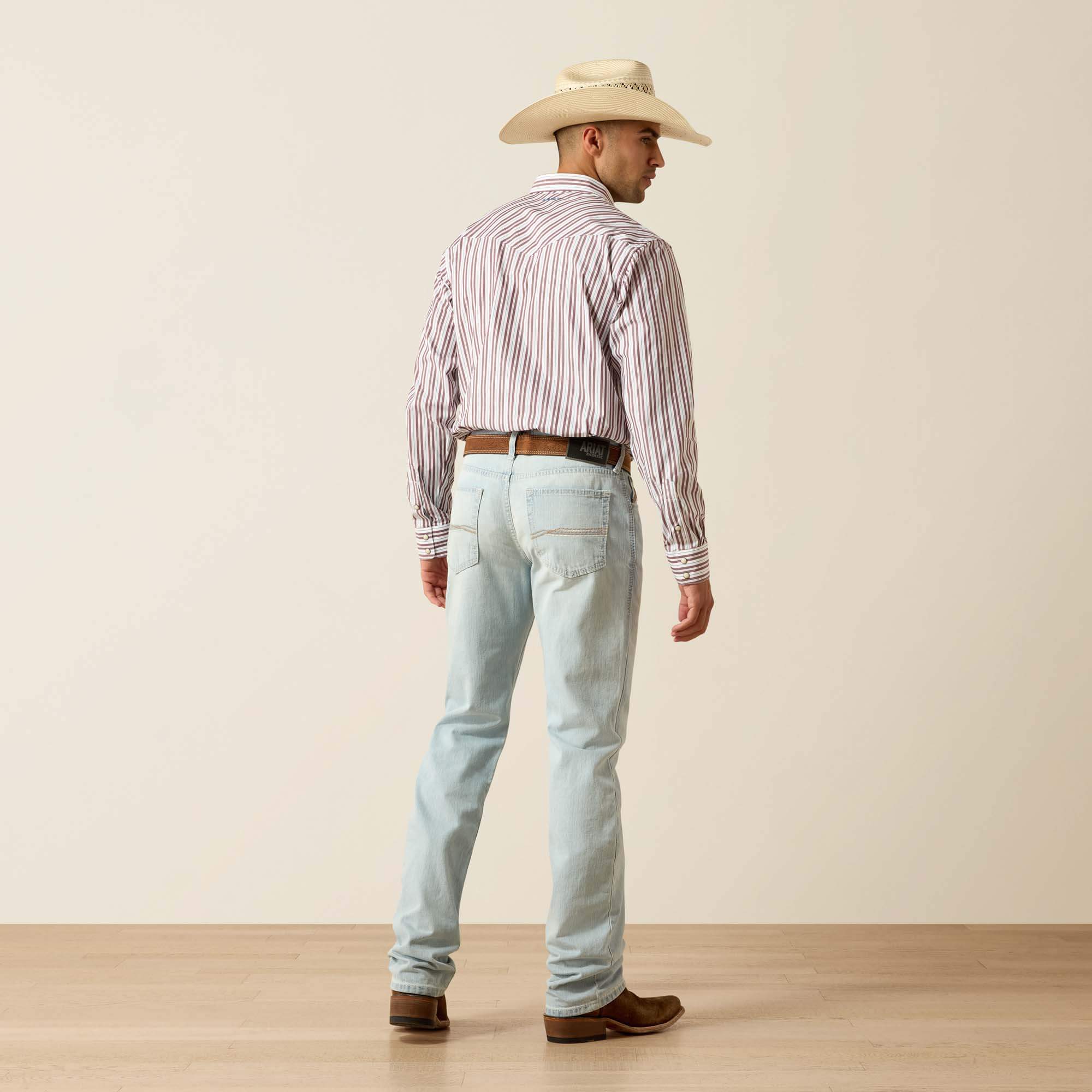 M5 Straight Judd Straight Leg Jeans Back - NEWPORT