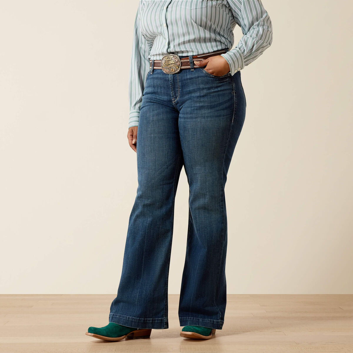 Perfect Rise Lelani Trouser Jeans - Chelsea