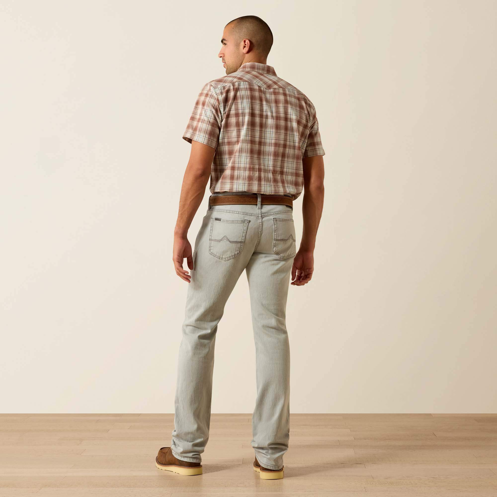 M7 Slim Oliver Straight Leg Jeans Back - TITAN