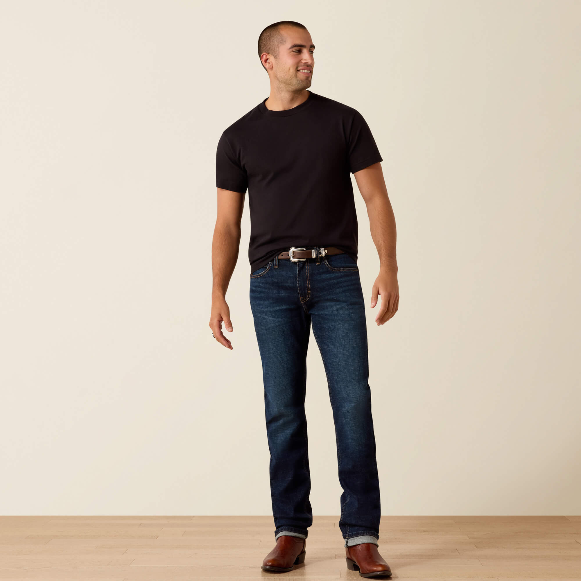 M8 Modern Brock Slim Straight Leg Jeans Full - LANGSTON