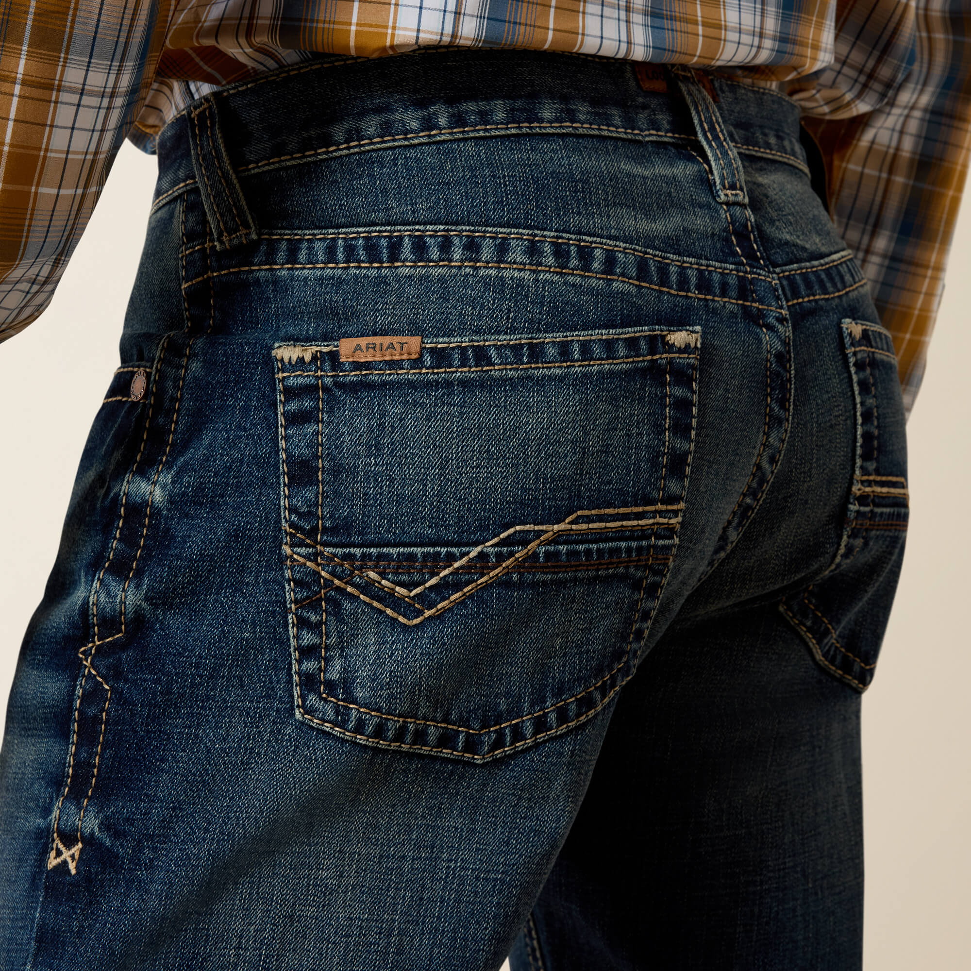 M2 Traditional Relaxed Ryder Boot Cut Jeans 02 - LENNOX