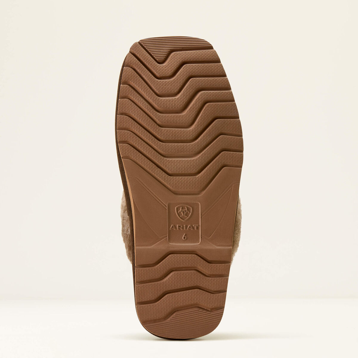 Jackie Square Toe Slipper - Chocolate