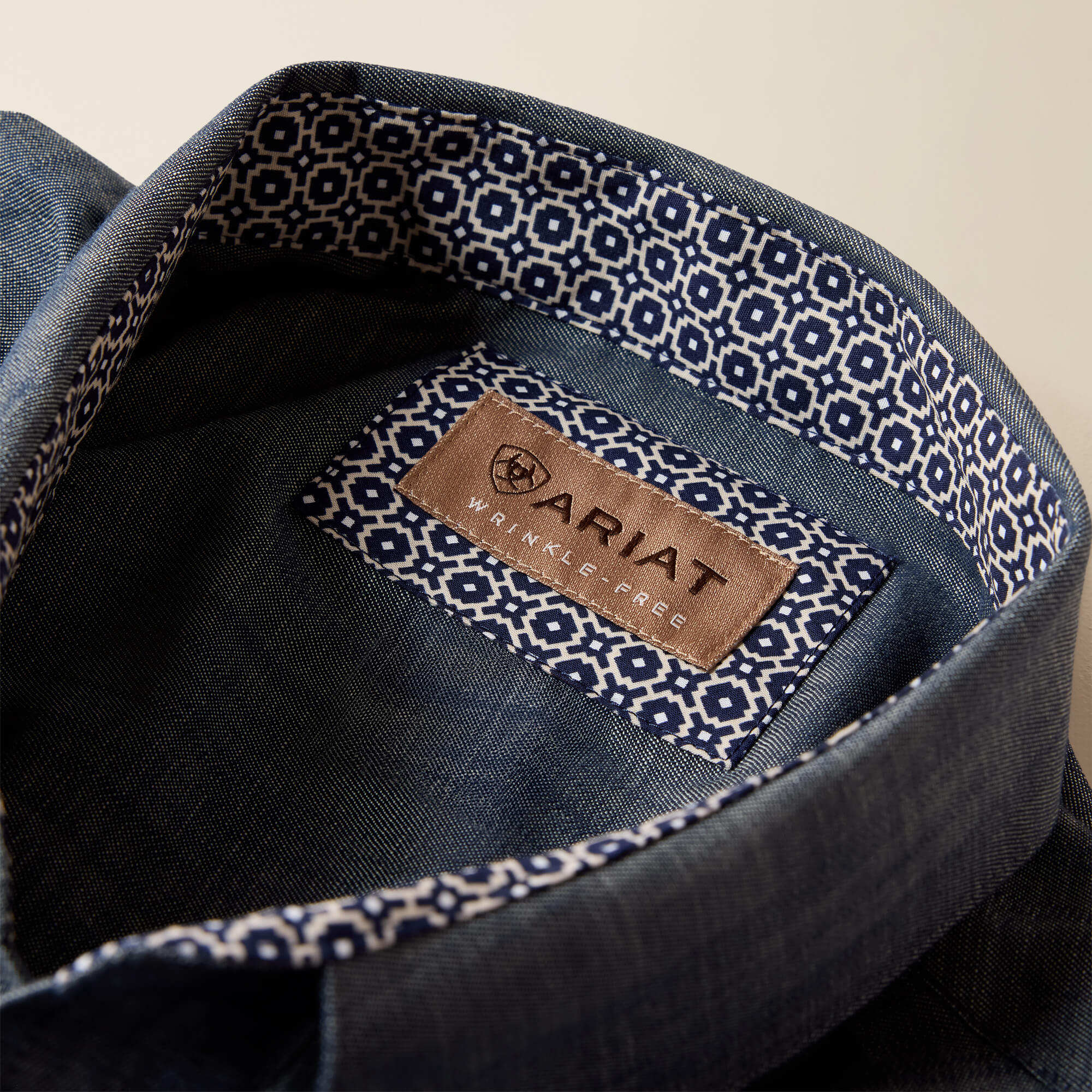 Wrinkle Free Refined Slub Classic Fit Shirt 03 - CHAMBRAY BLUE REFINED SLUB