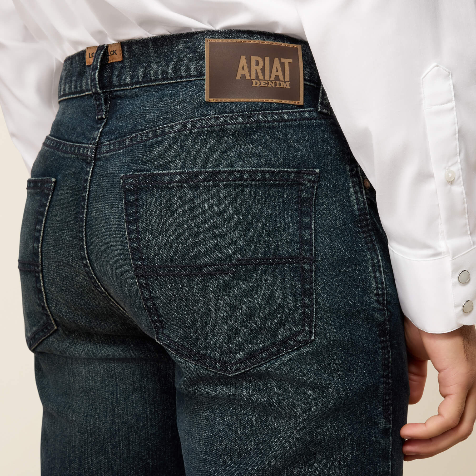 M7 Slim Hansen Classic Rise Straight Leg Jeans 02 - BLACKSTONE