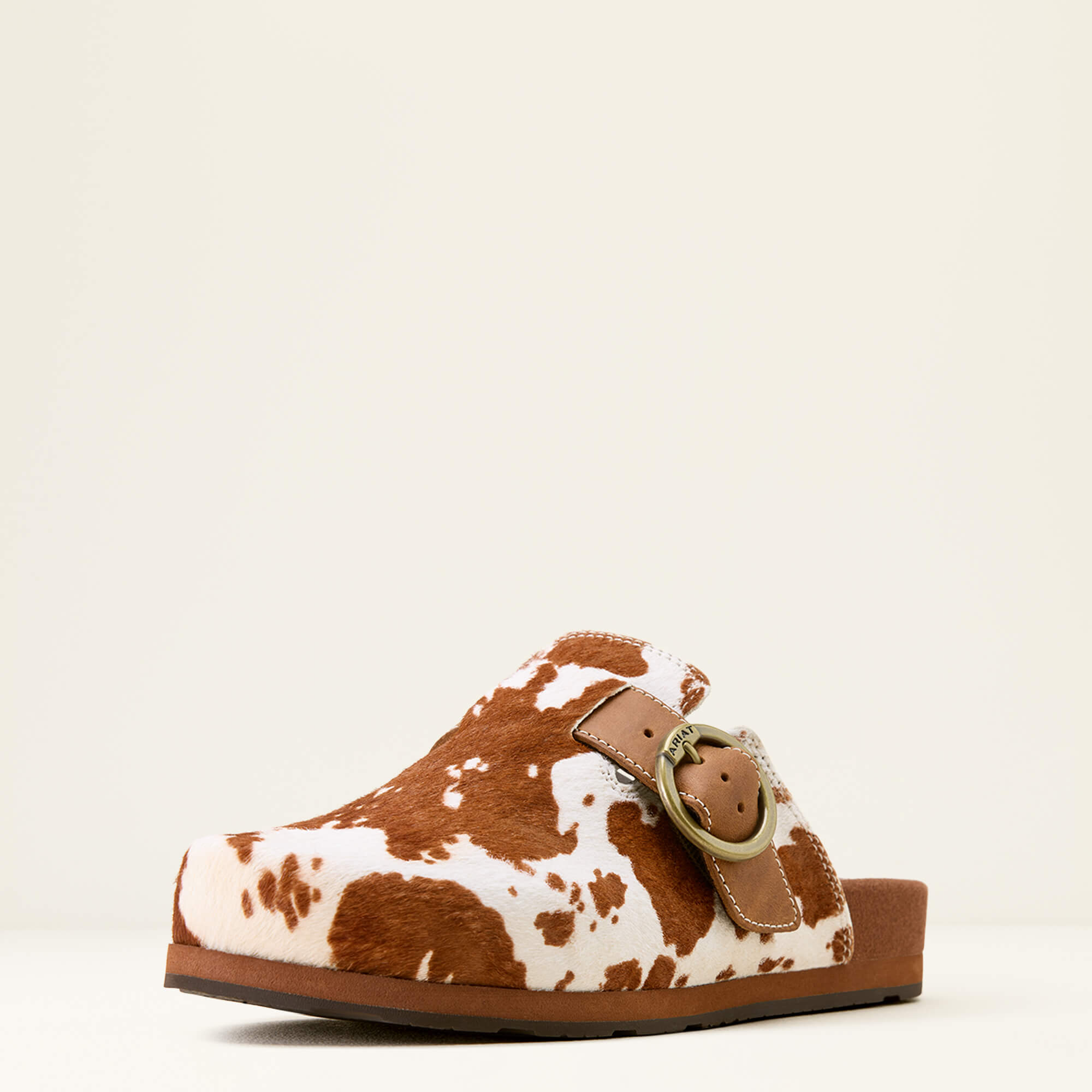 Country Mule 3-4 Front - COW HAIR ON