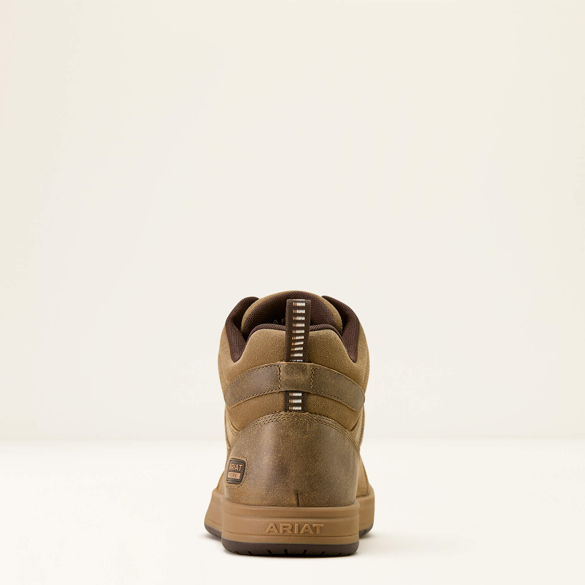 Outmatch Mid Composite Toe Work Shoe Heel - BROWN BOMBER