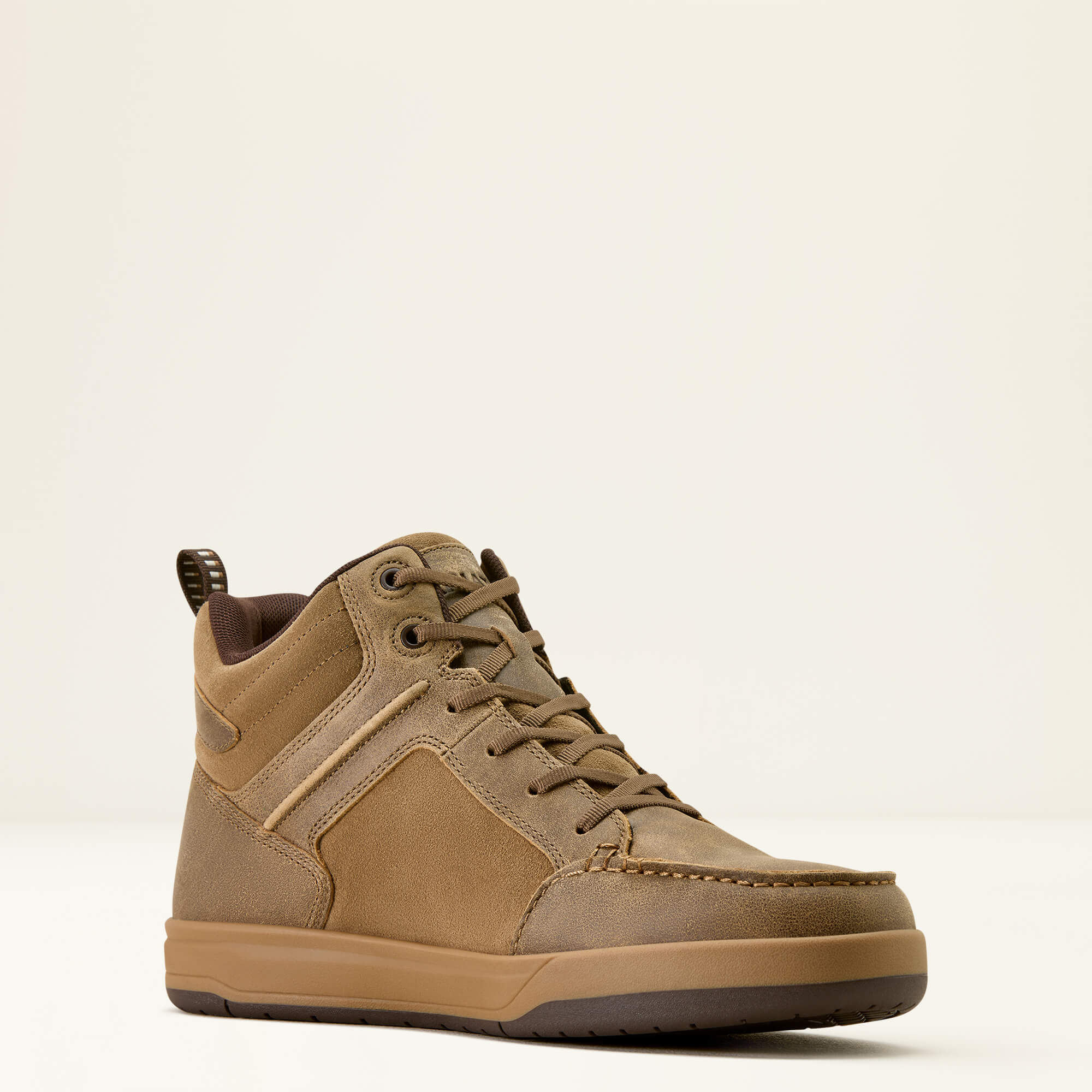 Outmatch Mid Composite Toe Work Shoe Medial - BROWN BOMBER