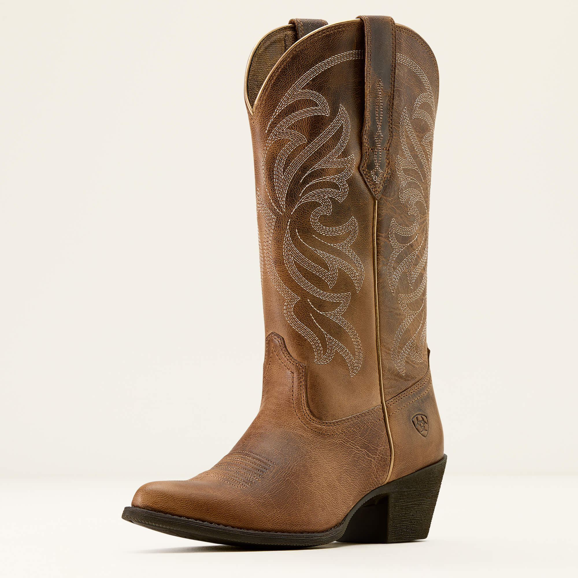 Heritage J Toe Western Boot 3-4 Front - MESA TAN