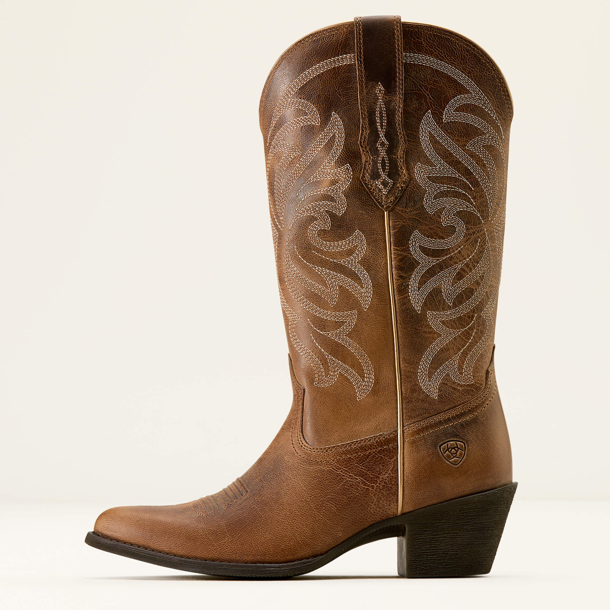 Heritage J Toe Western Boot Side - MESA TAN