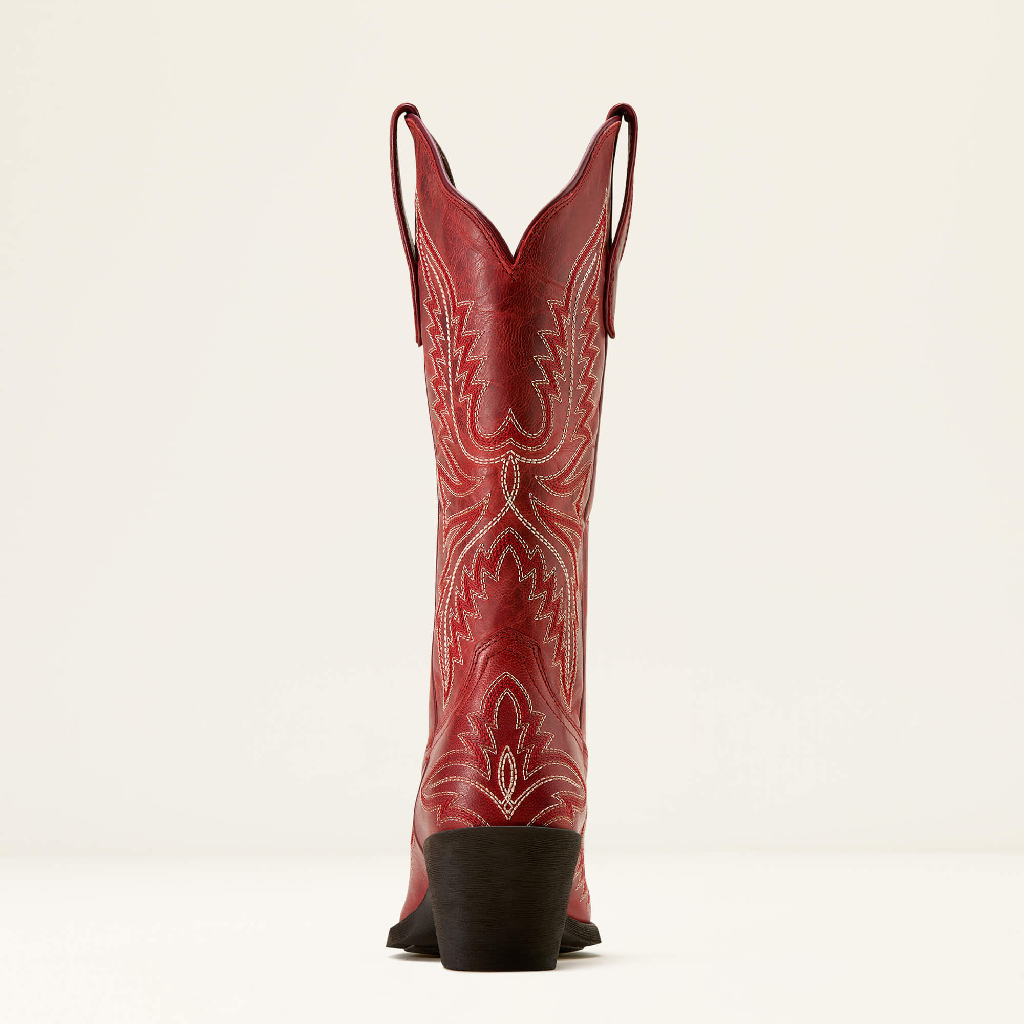 Round Up Collins D Toe Western Boot Heel - GRENADINE