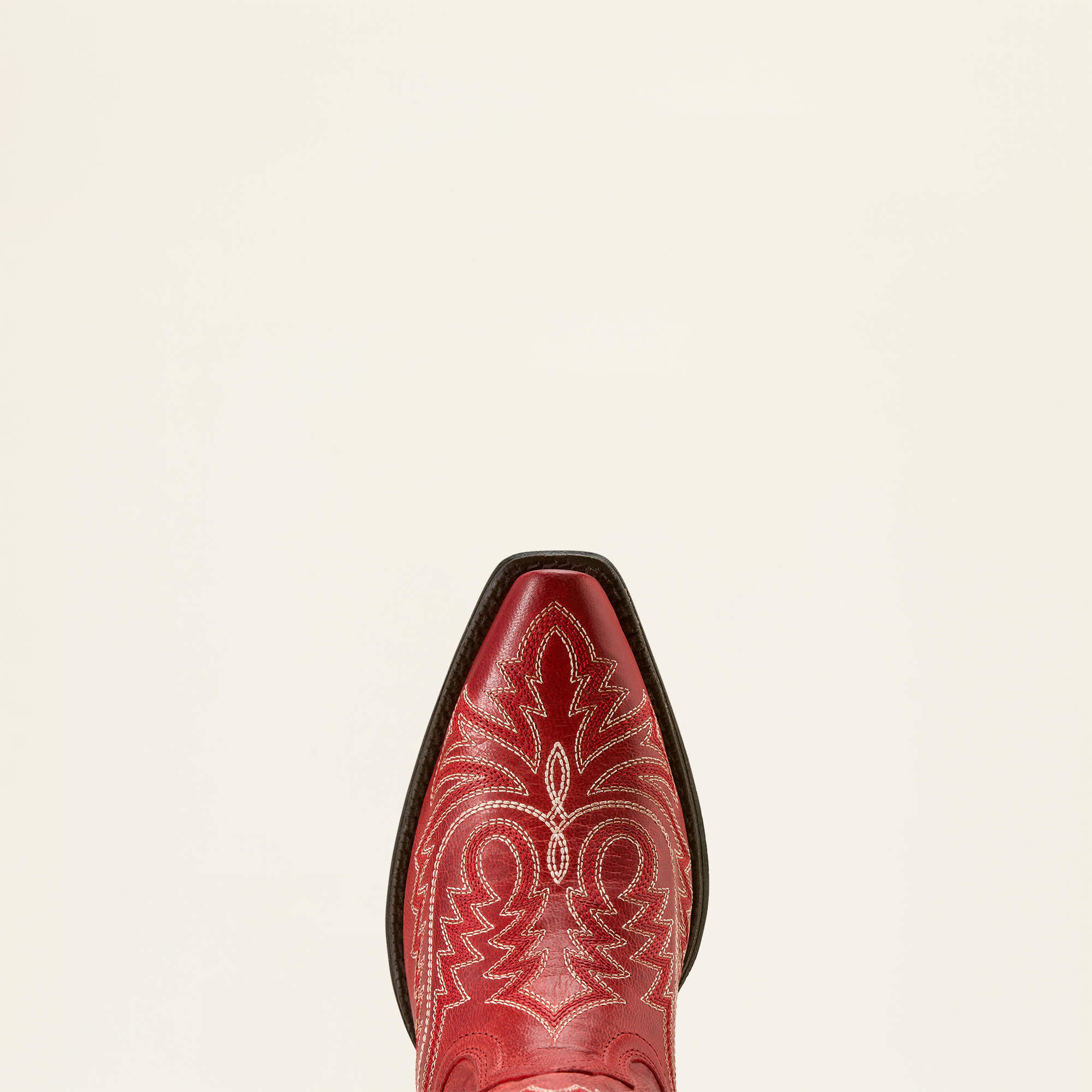 Round Up Collins D Toe Western Boot Toe - GRENADINE