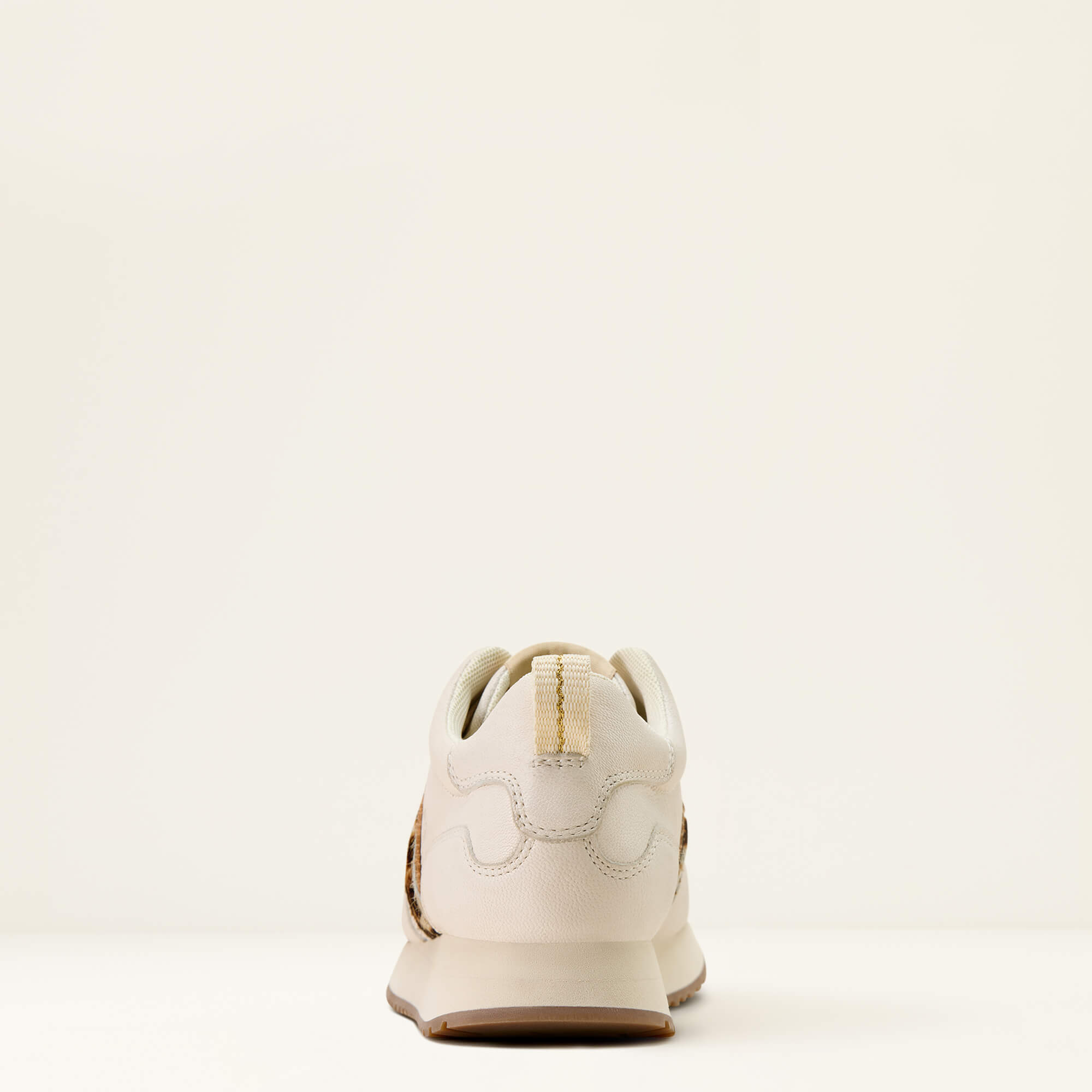 Ranch Runner Shoe Heel - BRIGHT CREAM|GILDED LEOPARD HAIR ON